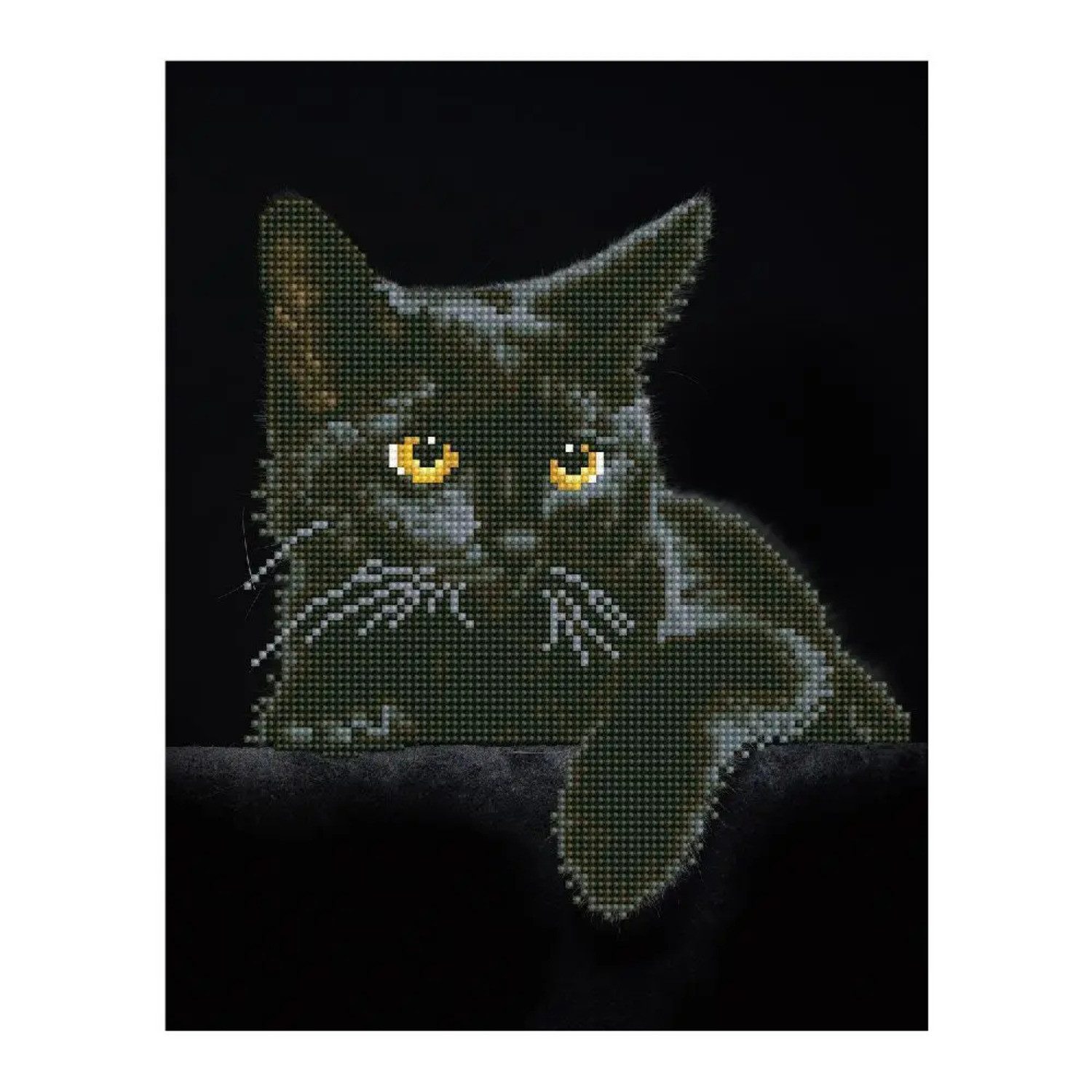 Diamond Dotz Spiel DIAMOND DOTZ - Diamond Painting Schwarze Katze