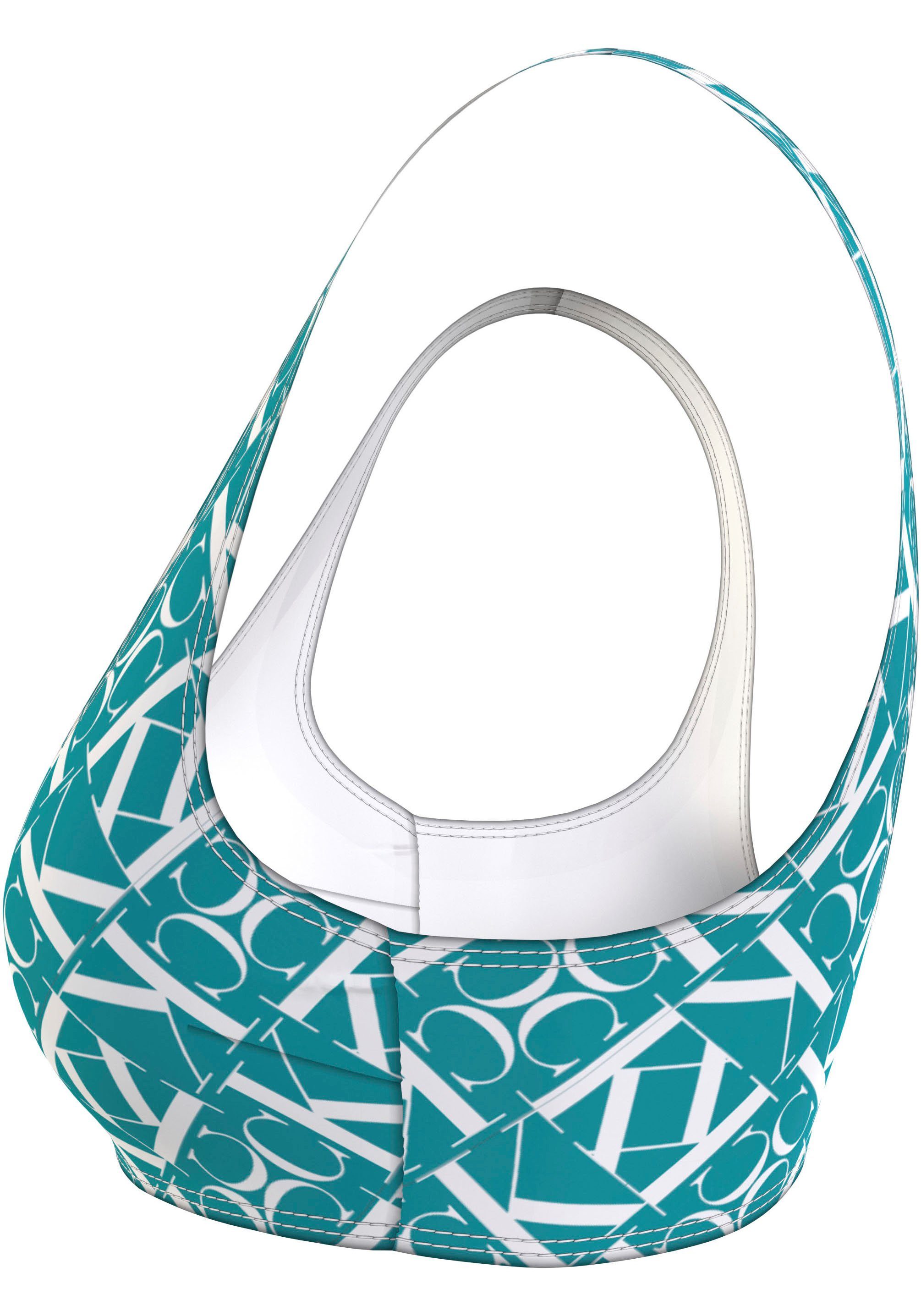 Calvin Klein Swimwear Bandeau-Bikini-Top BRALETTE-RP-PRINT, mit günstig online kaufen