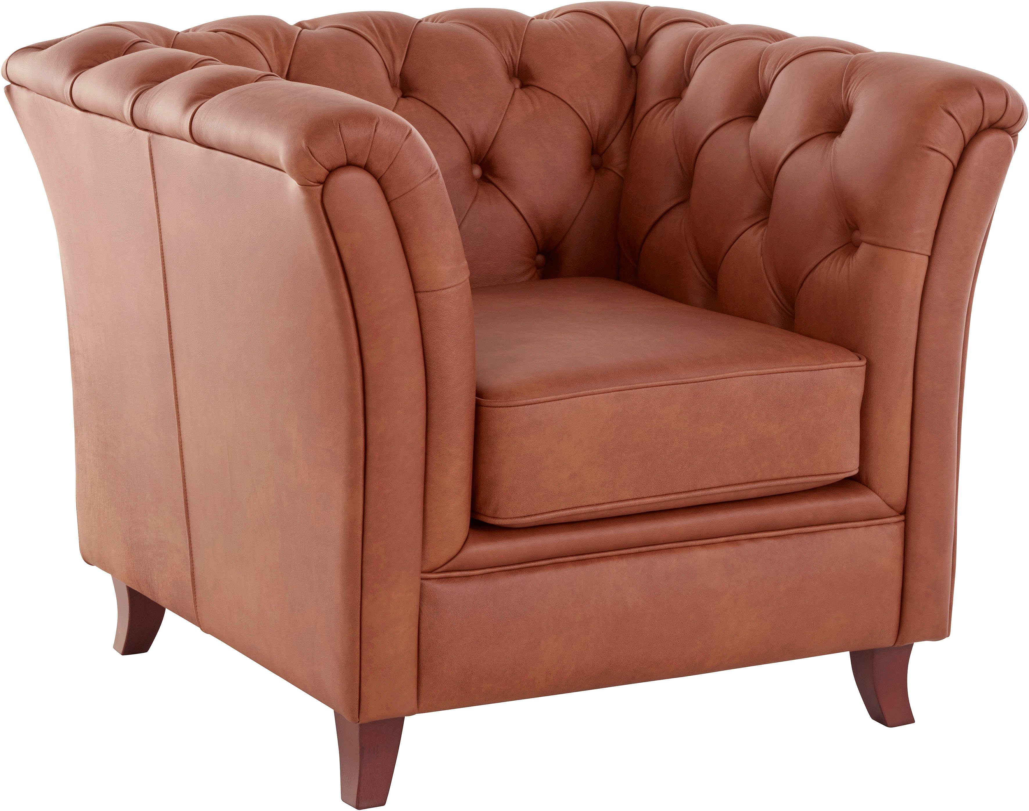 Home affaire Chesterfield-Sessel Reims Cocktailsessel, Sessel, mit echter Chesterfield-Knopfheftung, hochwertige Verarbeitung. Reduzierter Preis € 999,99. Unverbindliche Preisempfehlung € 1.499,99