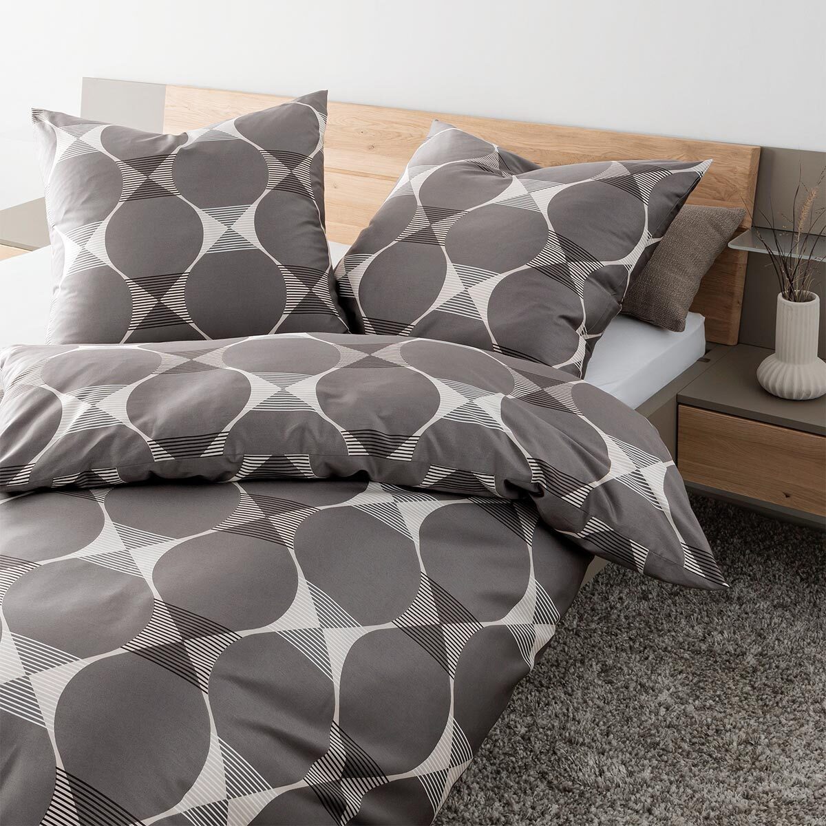 Janine Bettwäsche, Mako Satin, 2 teilig günstig online kaufen
