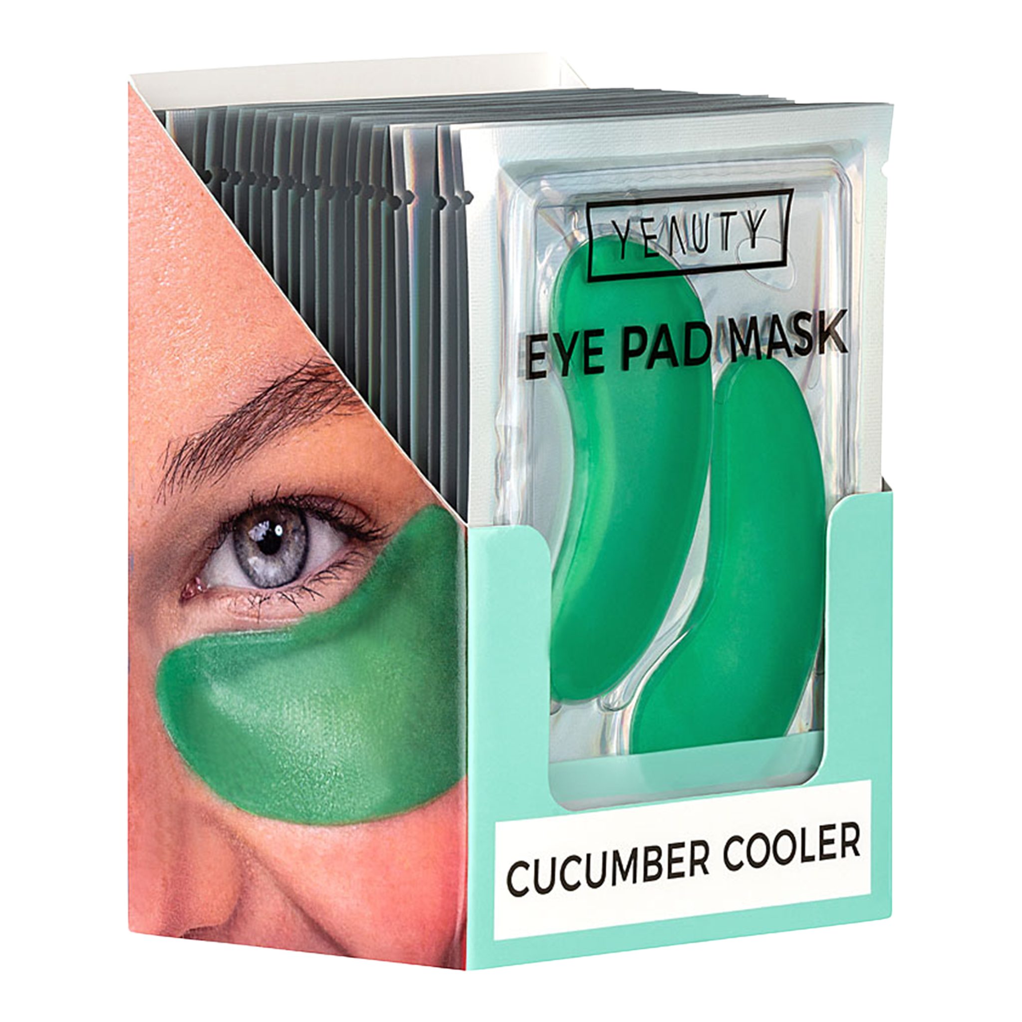 Yeauty Augenpads YEAUTY Eye Pad Mask Cucumber Cooler - 25 Paar