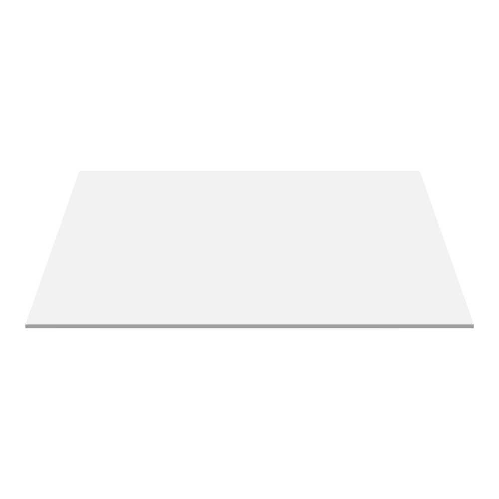 Aloni Waschtischplatte T100 (1 St), Veroni Solid Surface Waschtischplatte Konsolenplatte 100 cm