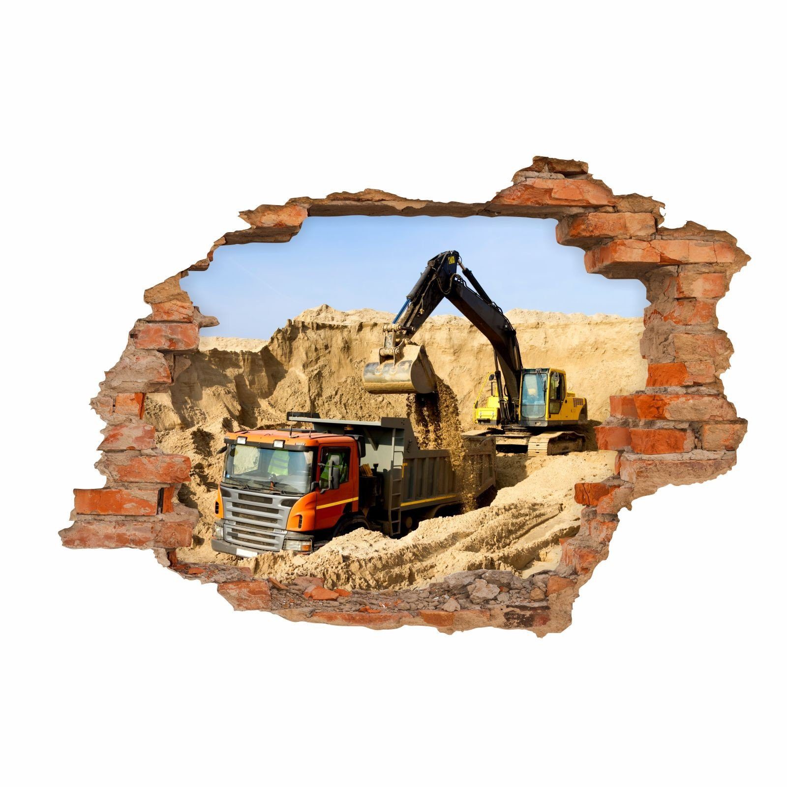 nikima Wandtattoo 071 Baustelle - Loch günstig online kaufen