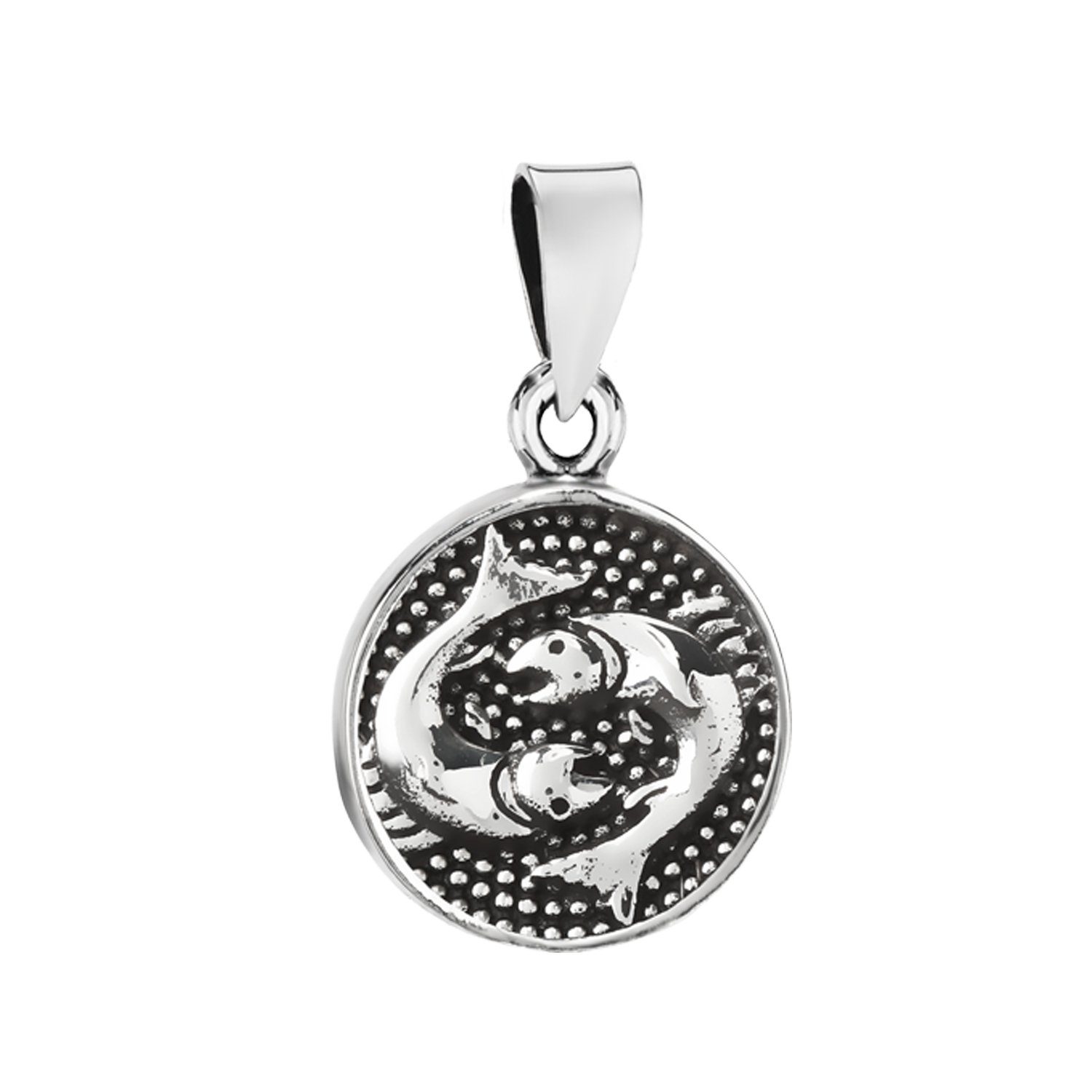 NKlaus Sternzeichenanhänger 14,7mm Kettenanhänger Fische 925 günstig online kaufen