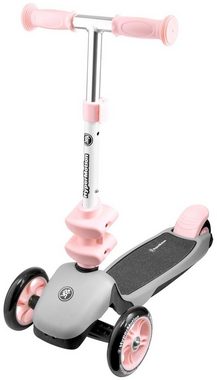 HyperMotion Dreiradscooter Roller 3in1 - Rosa