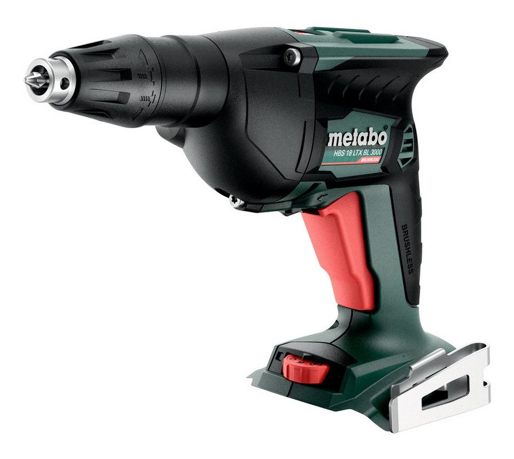 metabo Akku-Trockenbauschrauber HBS 18 LTX BL 3000, 3000 U/min, Holzbauschrauber Ohne Akku in MetaBox