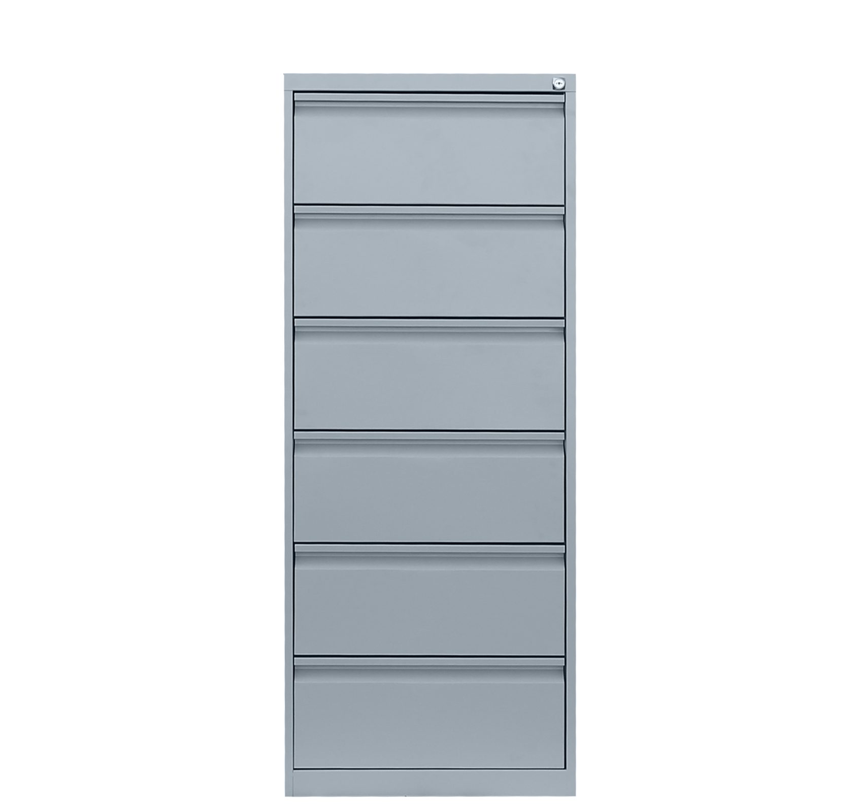 Steelboxx Karteikasten Karteikartenschrank DIN A5 zweibahnig 6 Schubladen grau (1 St), Komplett verschweißt und montiert - keine Montage erforderlich