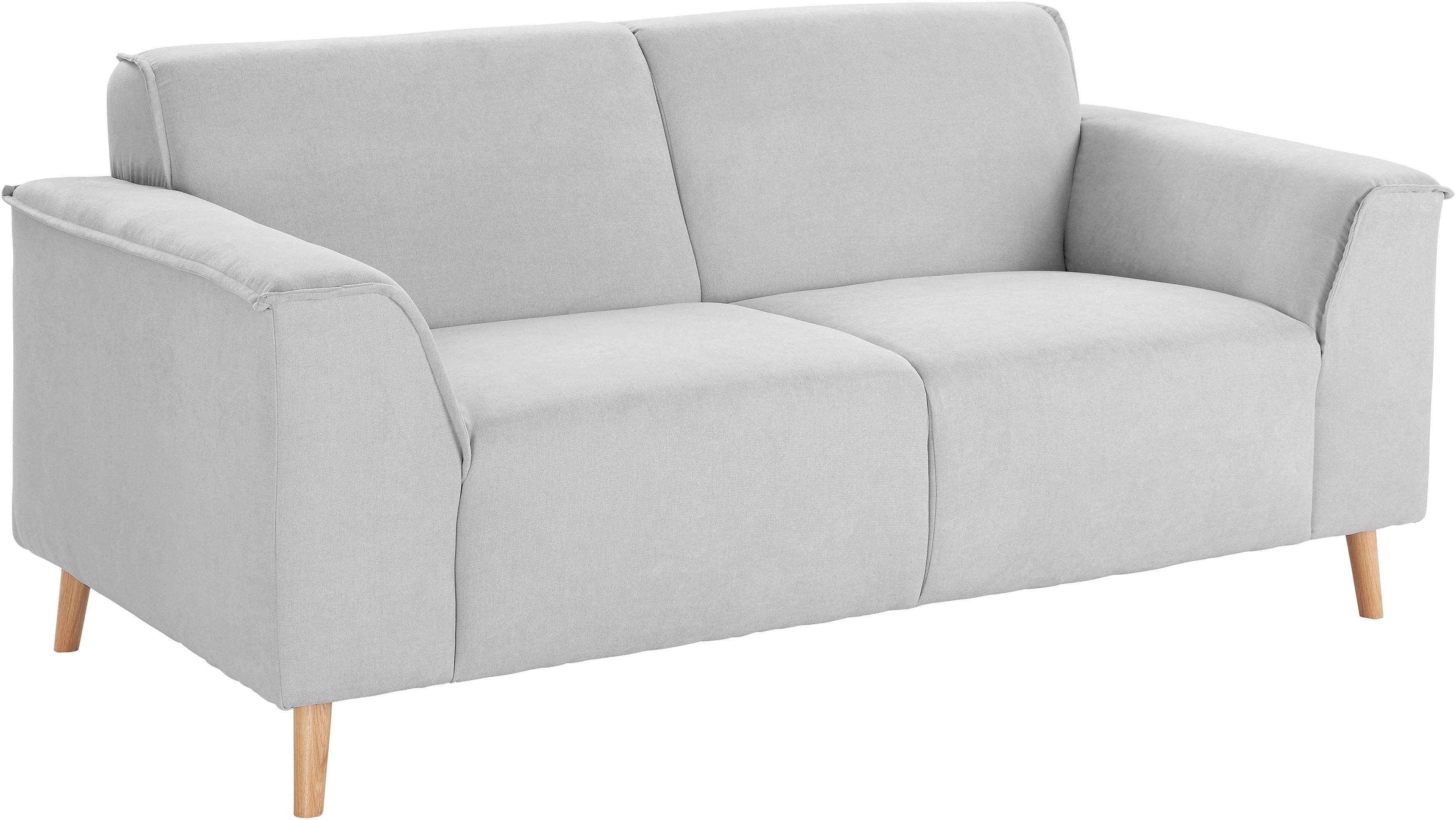 Home affaire 2-Sitzer Janek Scandic Design, elegant und zeitlos, mit Federkern und Keder in scandinavischem Design