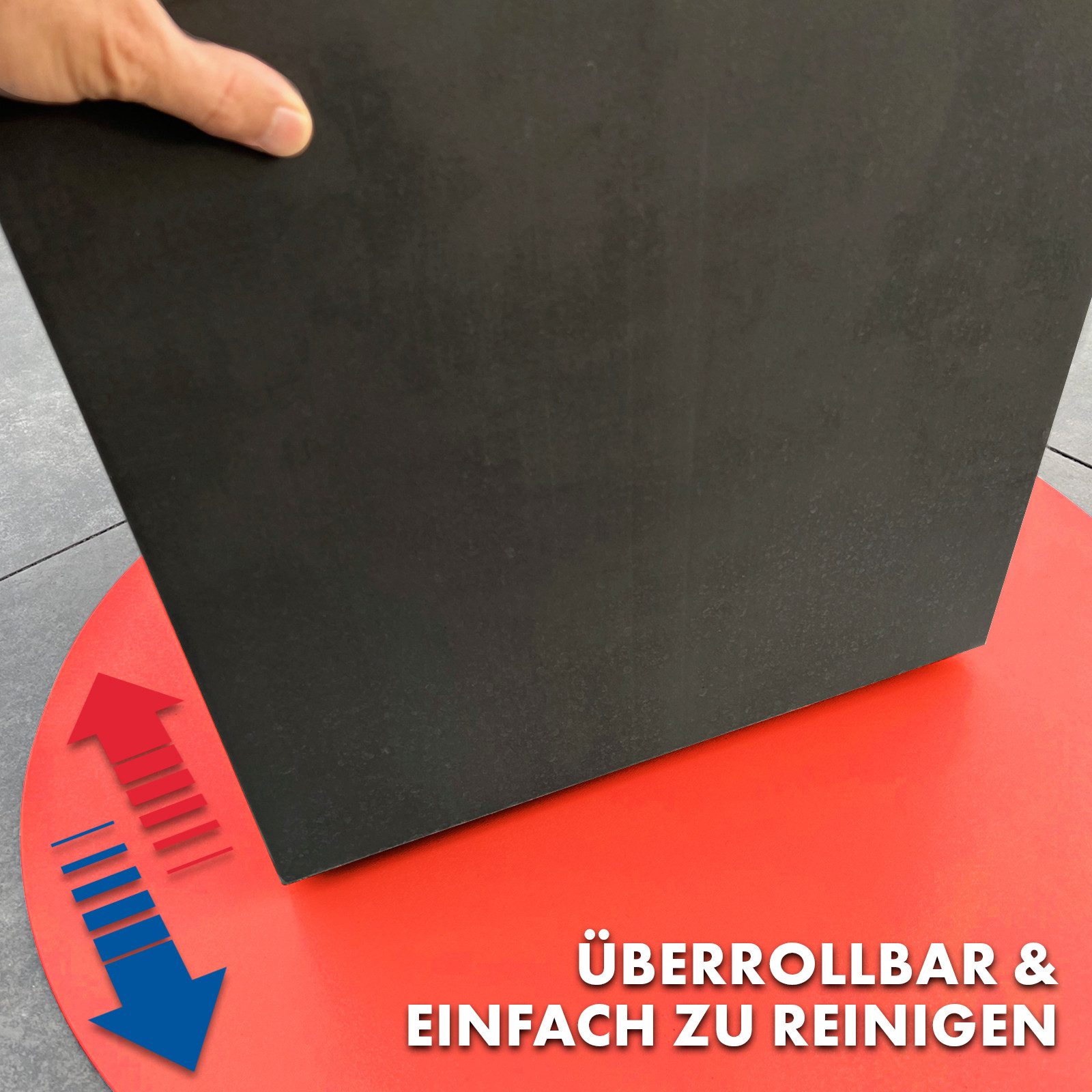 Karat Blumentopfuntersetzer mit abgeschrägter Kante Majesty, In vielen Farben und Größen