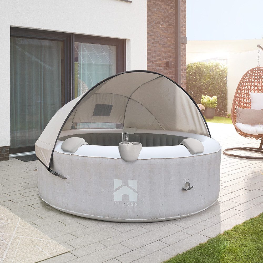 HOME DELUXE Whirlpool Outdoor aufblasbarer Whirlpool günstig online kaufen