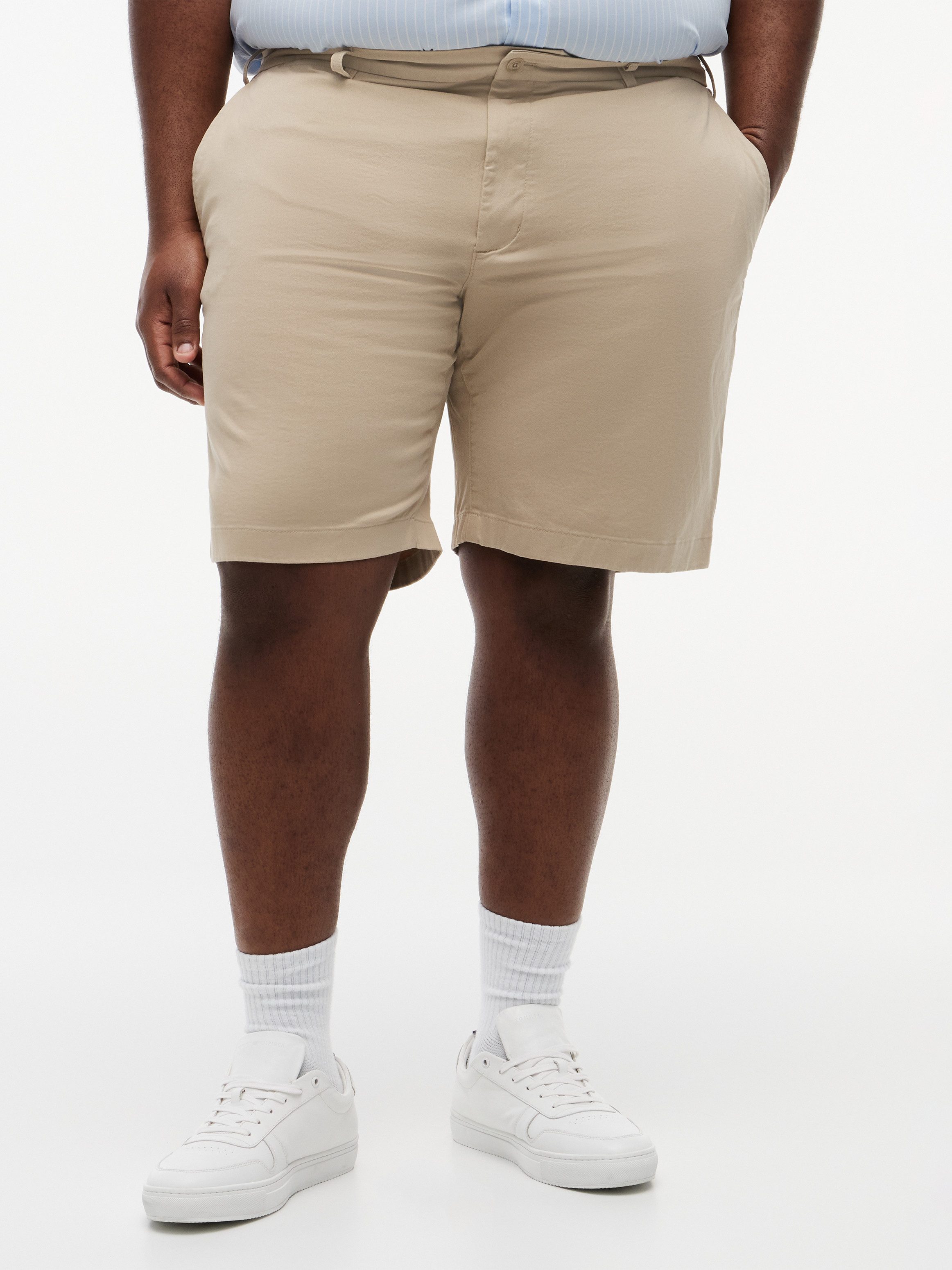 Tommy Hilfiger Big & Tall Chinoshorts BT-DENTON 9.5 ESS TWILL-B Twill, slim fit, Große Größen