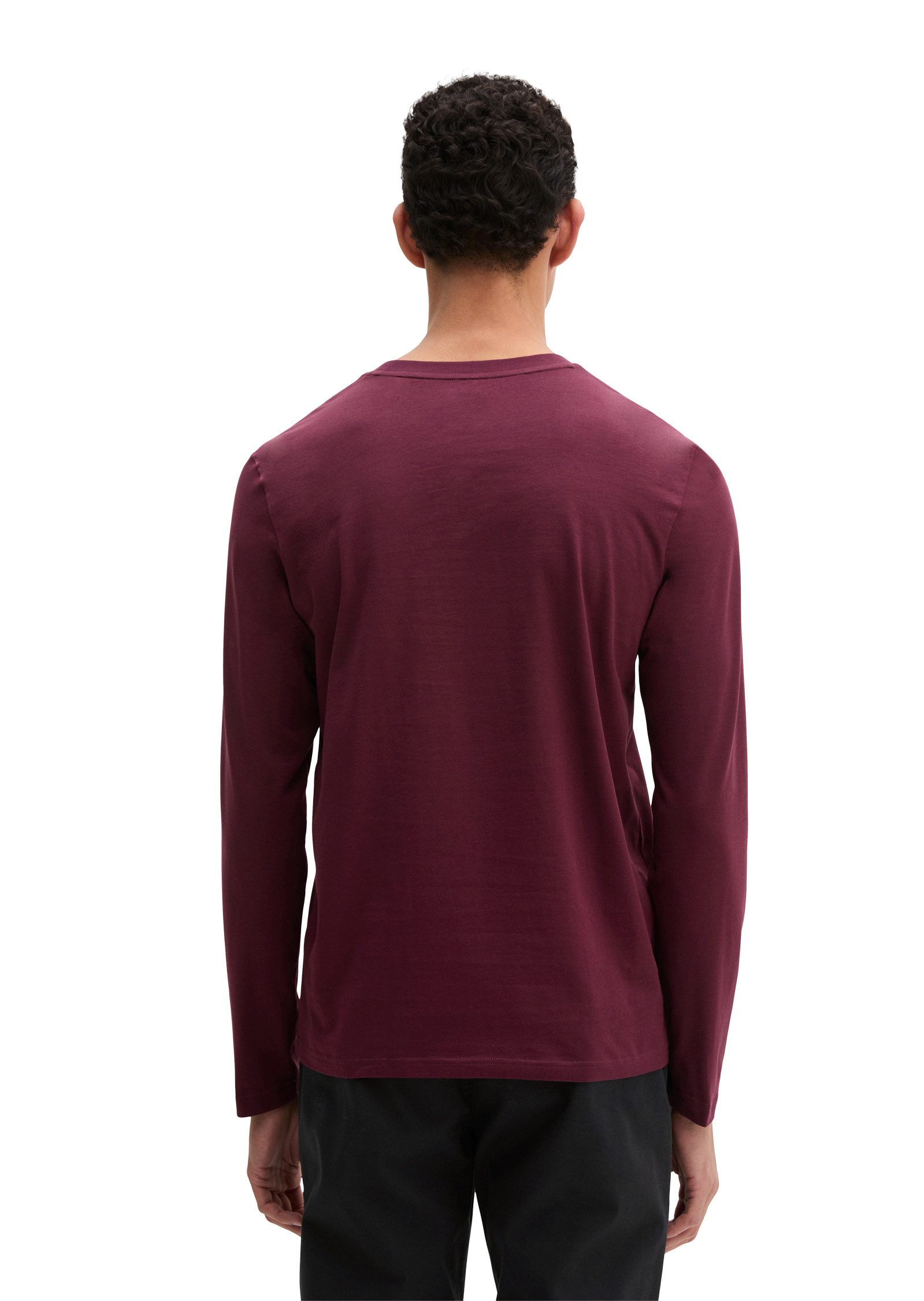 Marc O'Polo Longsleeve (2-tlg) shaped aus Bio-Baumwolle
