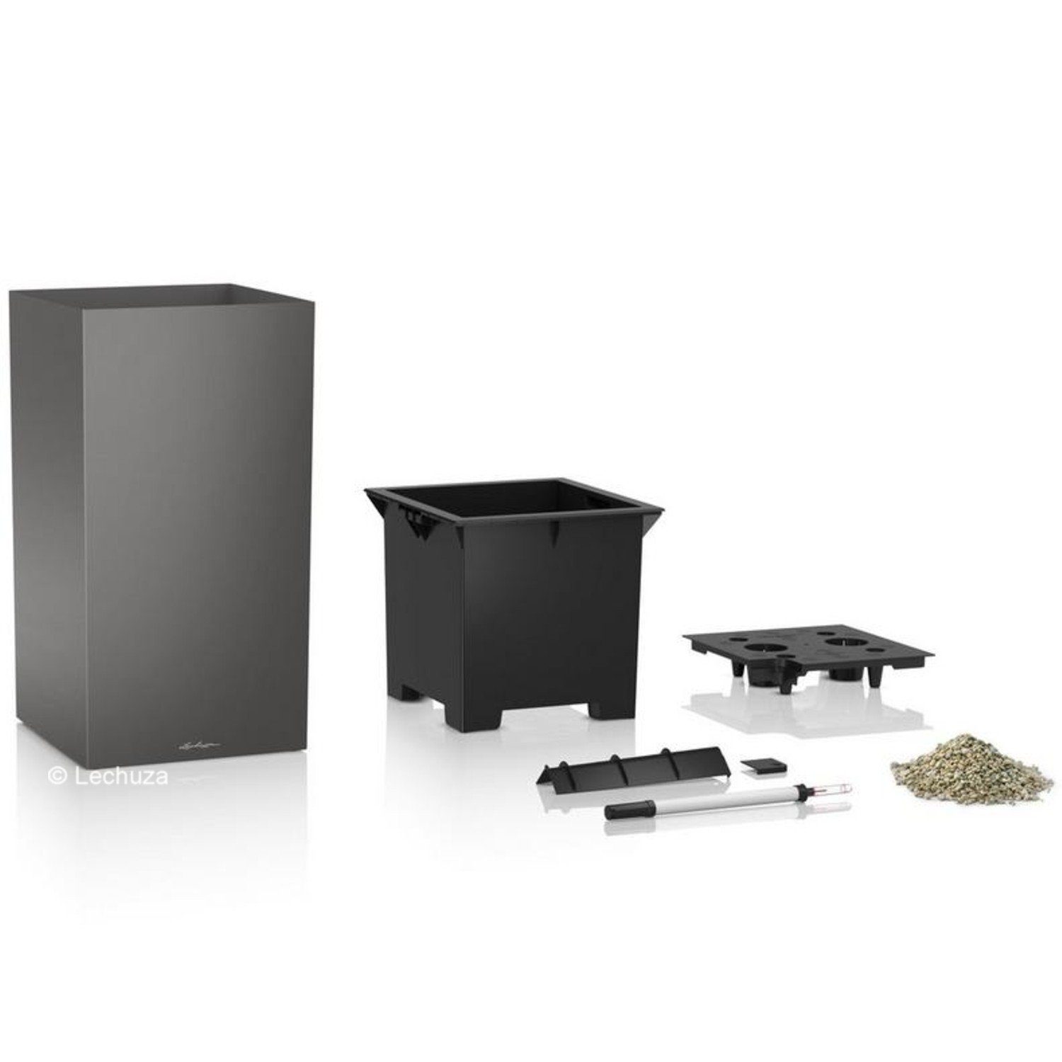 Lechuza® Pflanzkübel Lechuza Pflanzgefäß Canto Premium 40 high anthrazi
