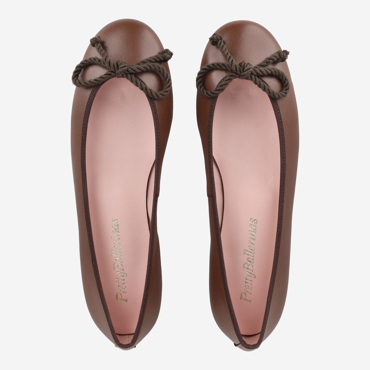 Pretty Ballerinas Pretty Ballerinas 35.663 COTON TERRA, Ballerina, Braun, Damen Ballerina