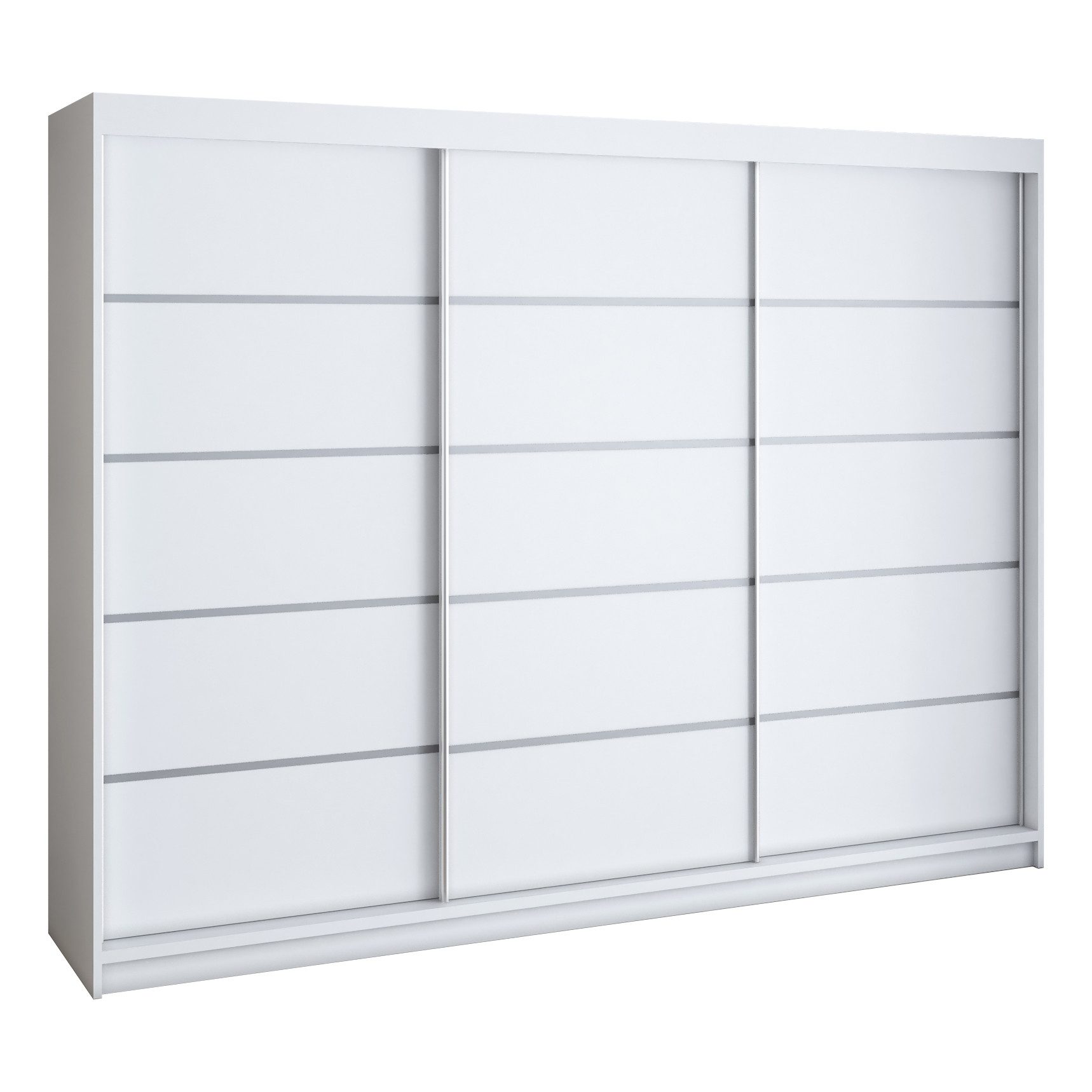 A&J MöbelLand GmbH Schiebetürenschrank STIM 200CM, 3-türig Schrank mit 4 Sc günstig online kaufen