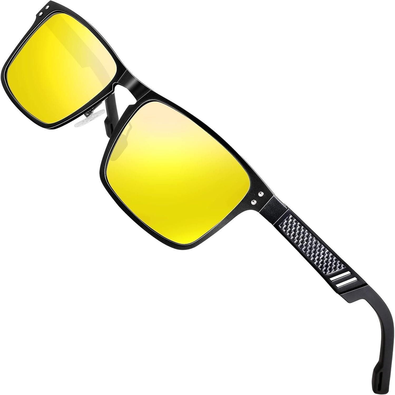 Sonnenbrille Sonnenbrille Polarisierte Herren AlMg Metall Nachtfahrbrille-6500