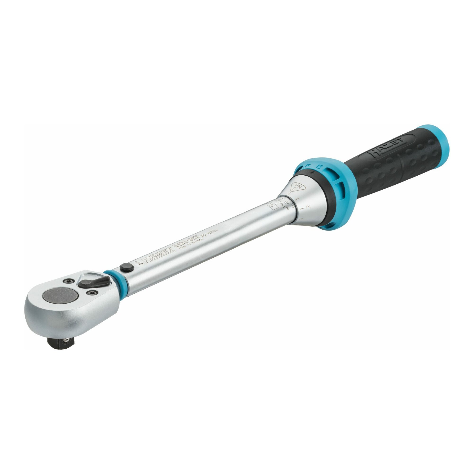 HAZET Drehmomentschlüssel HAZET Drehmoment-Schlüssel 5121-3CT ∙ Nm min-max: 20 – 120 Nm ∙ Vierka