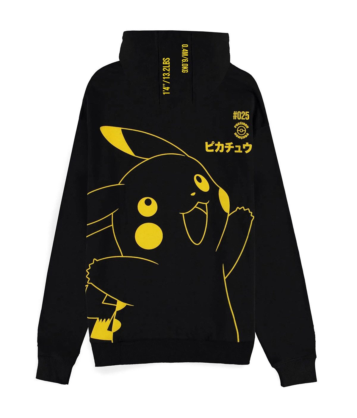 POKÉMON Kapuzensweatshirt Pikachu Outline Hoodie