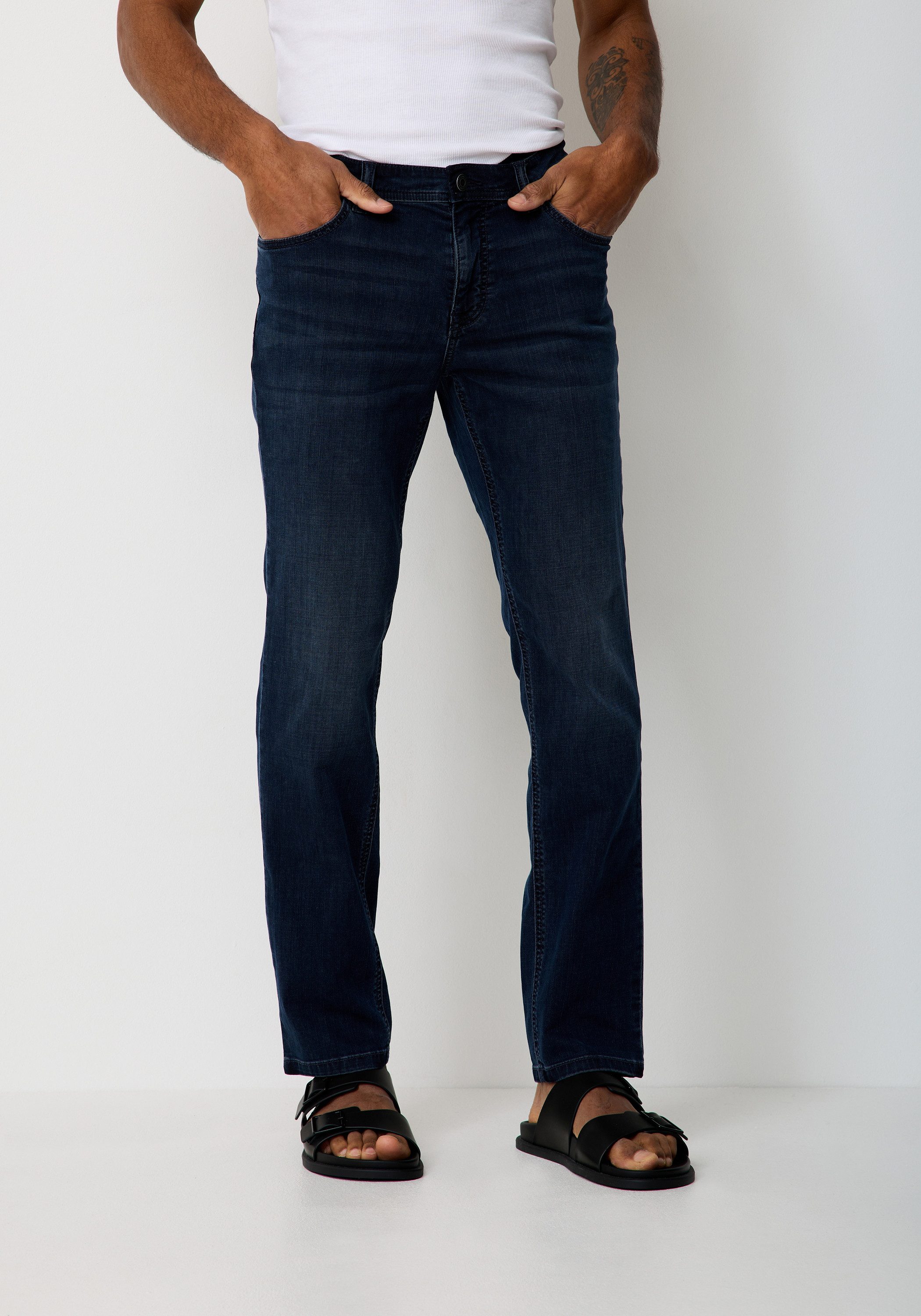 Paddock's Slim-fit-Jeans PIPE Saddle Stitch Slim-Fit Jeans im 5-Pocket Stil günstig online kaufen