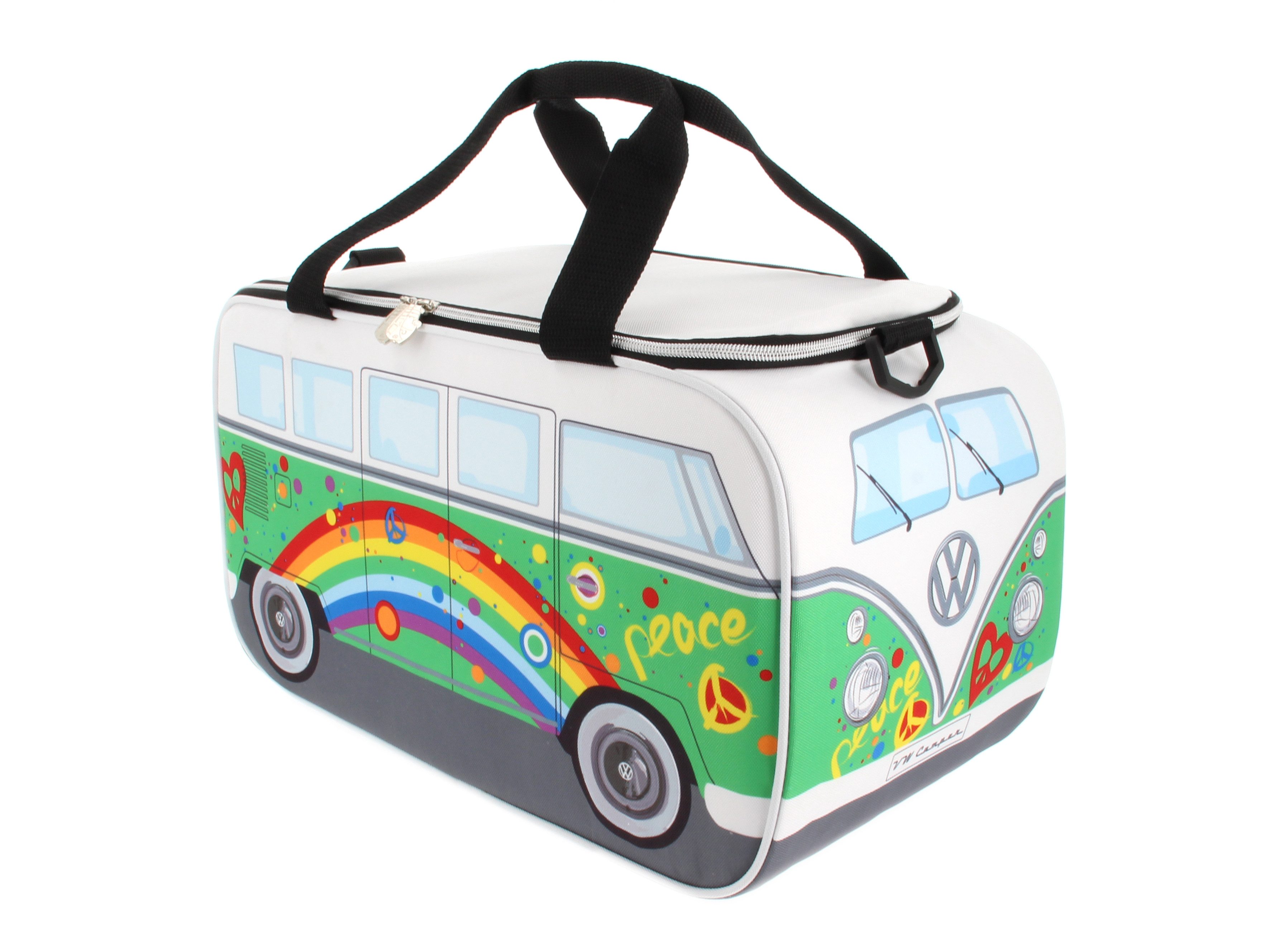 VW Collection by BRISA Kühltasche Volkswagen Thermotasche im T1 Bulli Bus Design, 25 l, isolierte Picknick-Tasche, 25L