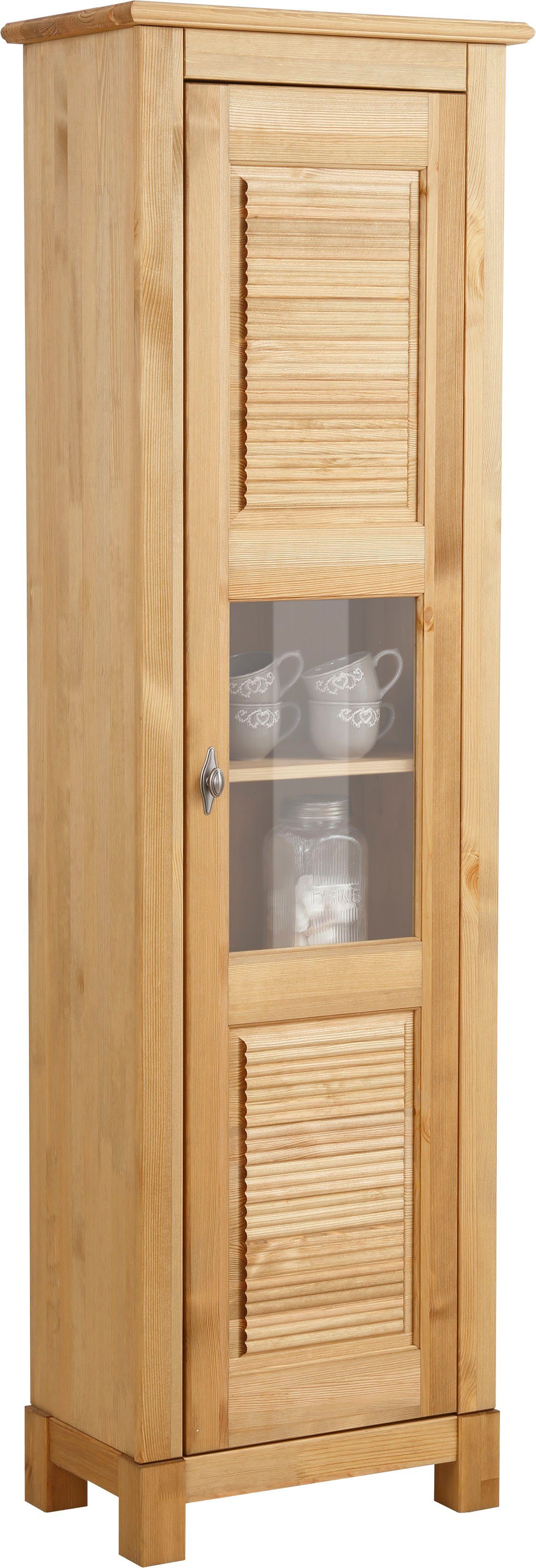 Home affaire Vitrine Rauna Vitrinenschrank, Stauraumchrank Höhe 180 cm, aus günstig online kaufen
