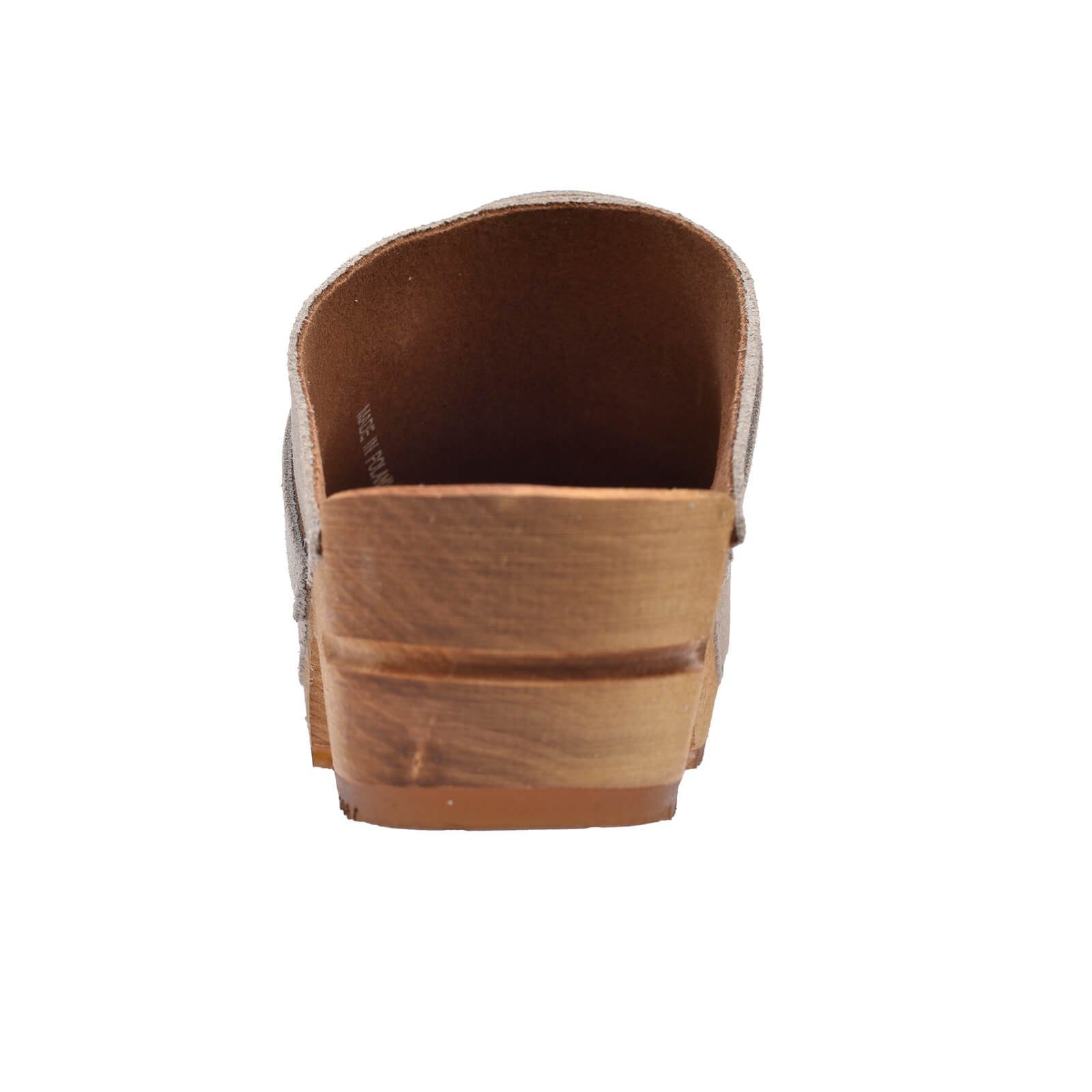 Sanita Wood-Hedi Open Clog Beige Sandale
