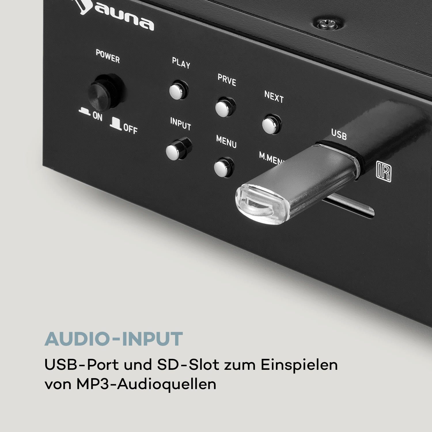 Auna AMP-9200 BT Schwarz Audioverstärker