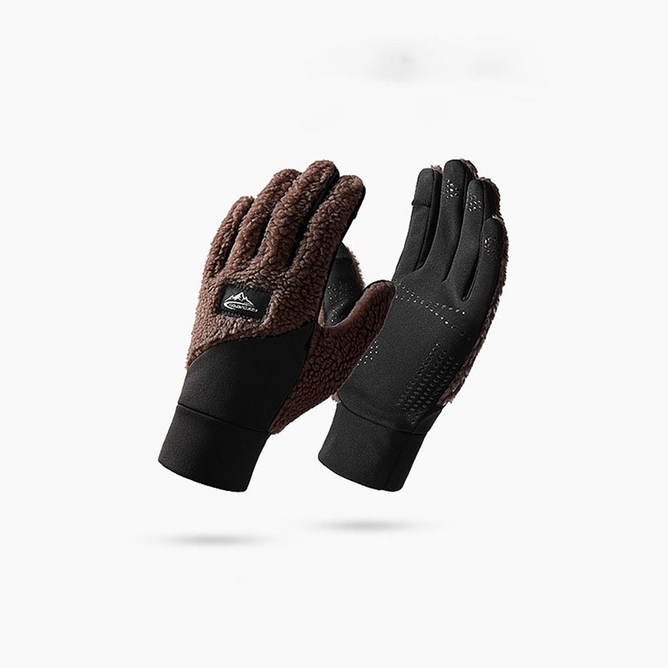 Buling Fahrradhandschuhe Touchscreen-Handschuhe für Damen und Herren für  Herbst und Winter Verdickt Warm Kältefest Reiten & Fahren Sport im Freien