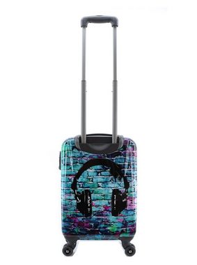 Saxoline® Koffer Spinner 4 Rollen TSA Gr. S/M/L/SET Headphone, 4 Rollen, TSA-Zahlenschloss