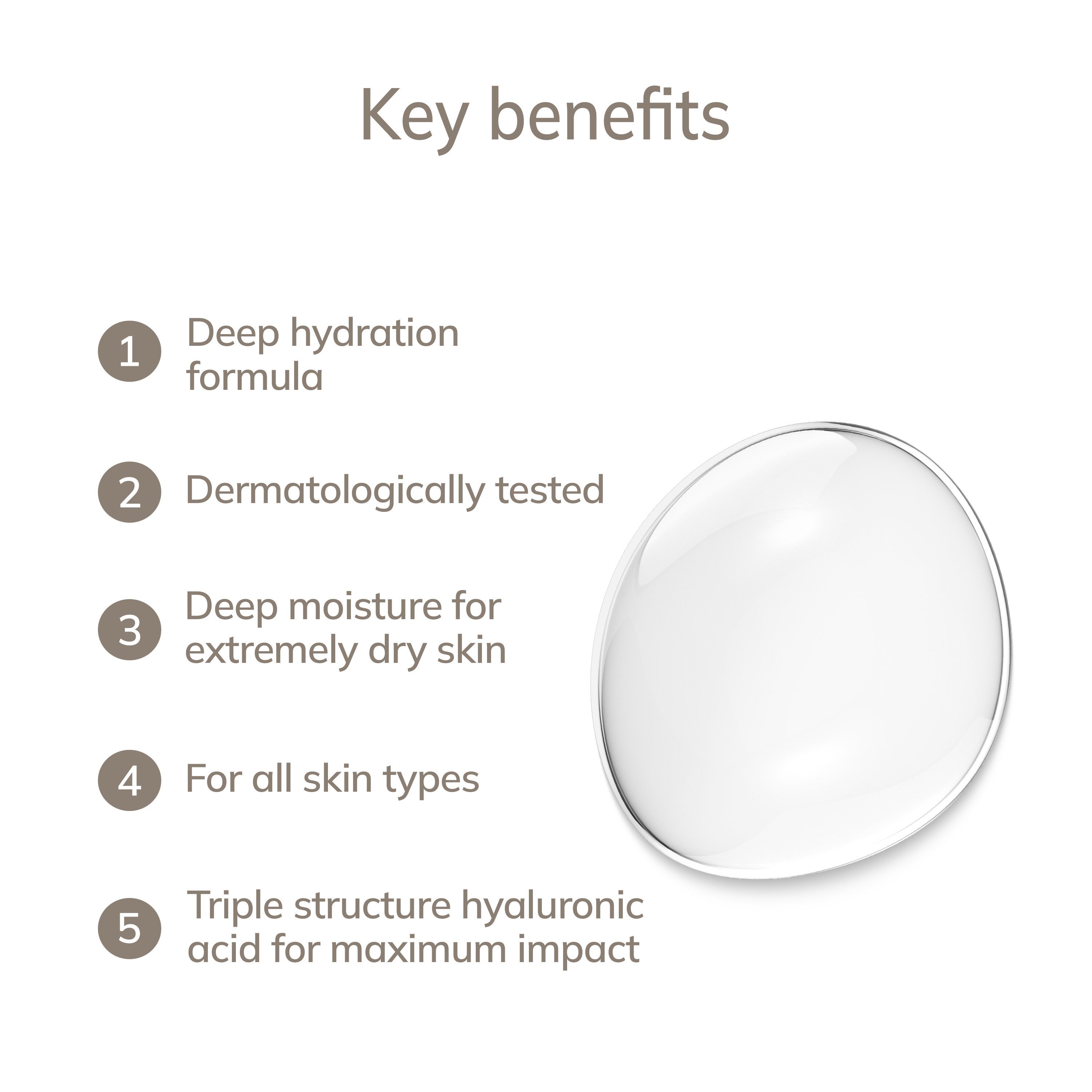 GESKE German Beauty Tech Gesichtsöl Hyaluronic Acid Serum, 1-tlg.