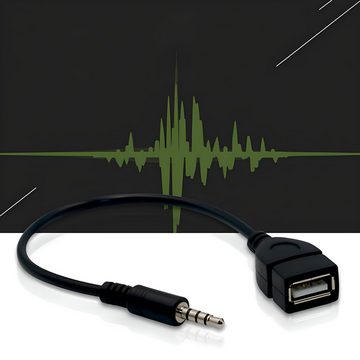Retoo Kabel Jack 3,5mm USB OTG Adapter Adapterkabel High Speed AUX USB Adapter 3,5-mm-Klinke zu USB Typ A, Benutzerfreundlichkeit, Hervorragende Klangqualität, Kompatibilität