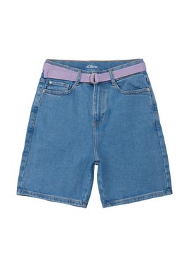 s.Oliver Bermudas Bermuda Jeans / Loose Fit / Super High Rise / Semi Wide Leg Waschung