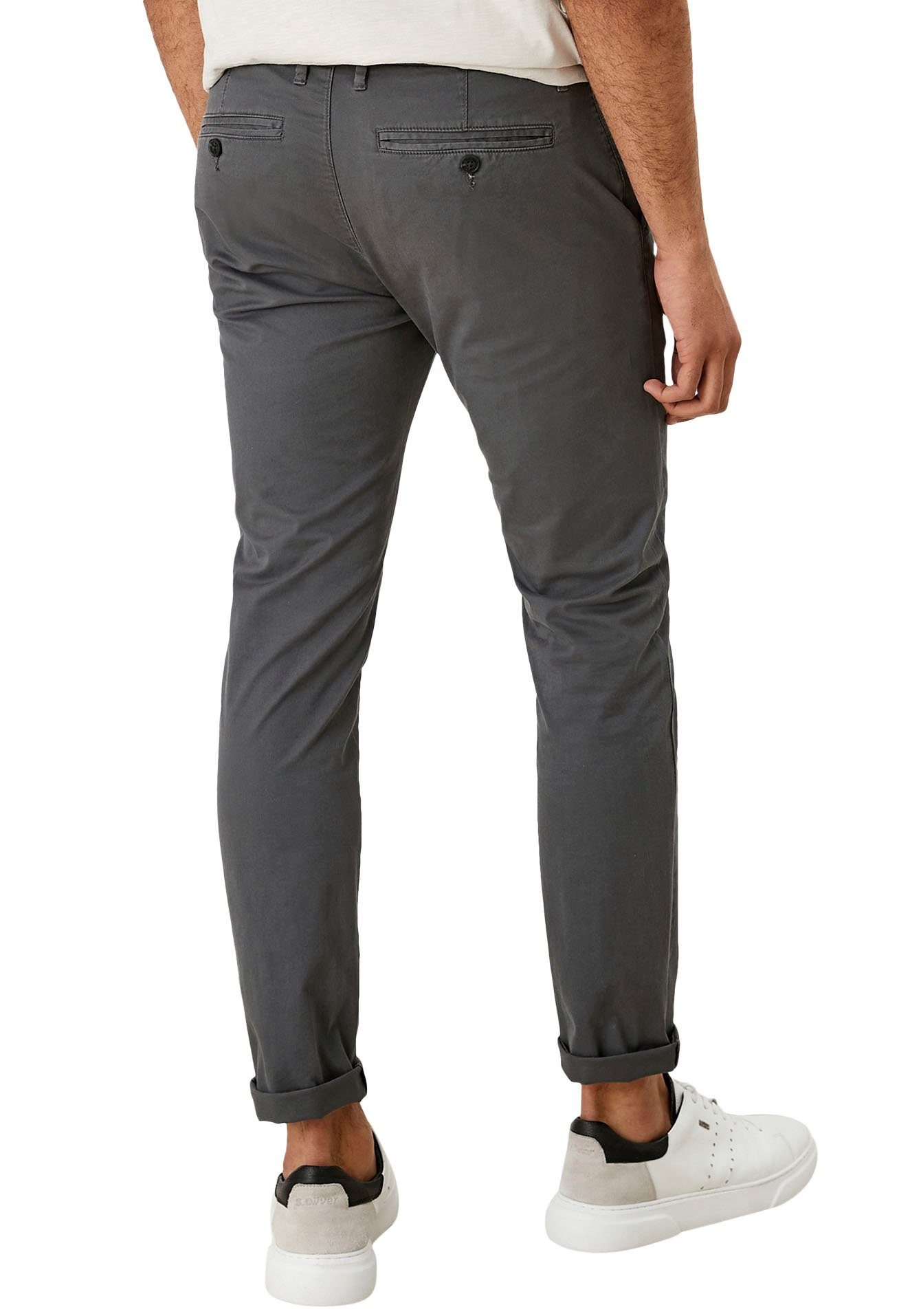 grau s.Oliver unifarben Chinohose