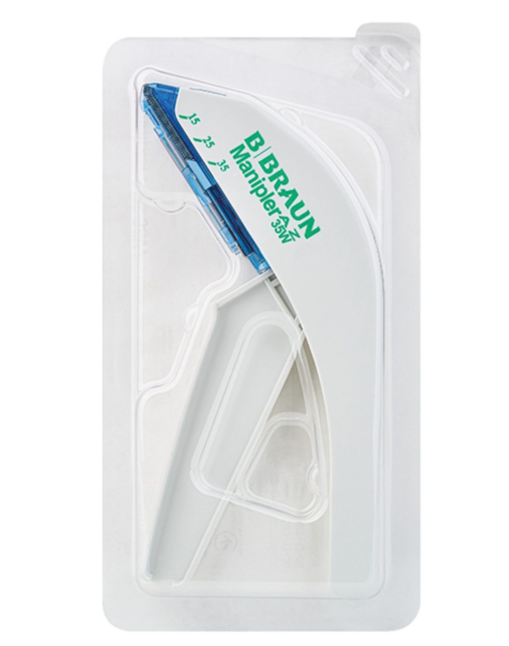 B. Braun Handtacker Manipler® AZ Einweg-Hautklammergerät, Vielseitig einsetzbar, 35 sterile Hautklammern