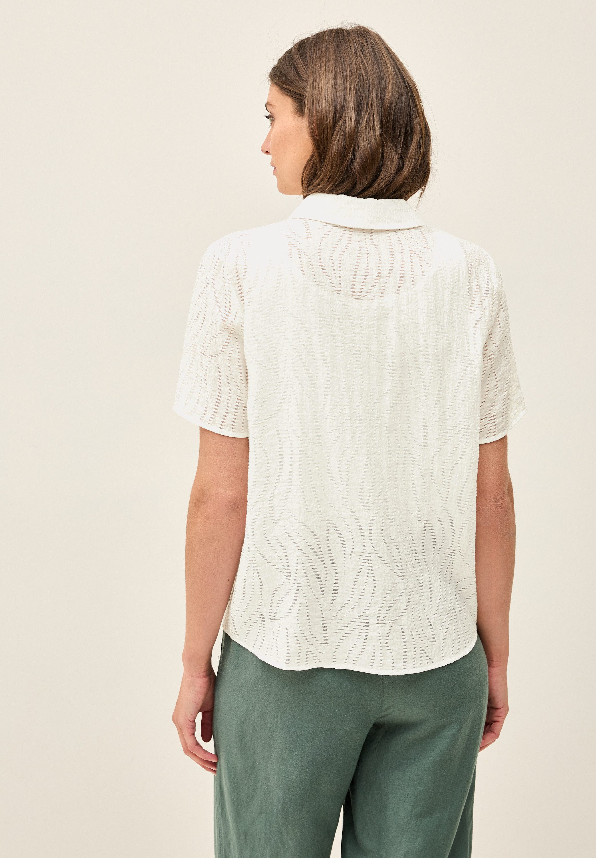 CECIL Hemdbluse mit leichtem Struktur Muster günstig online kaufen