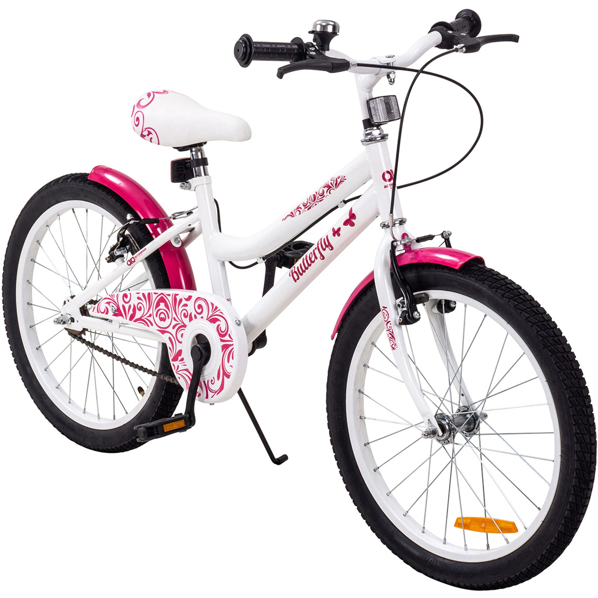 Kinderfahrrad Mädchen Butterfly 20 Zoll - ab 6 Jahre