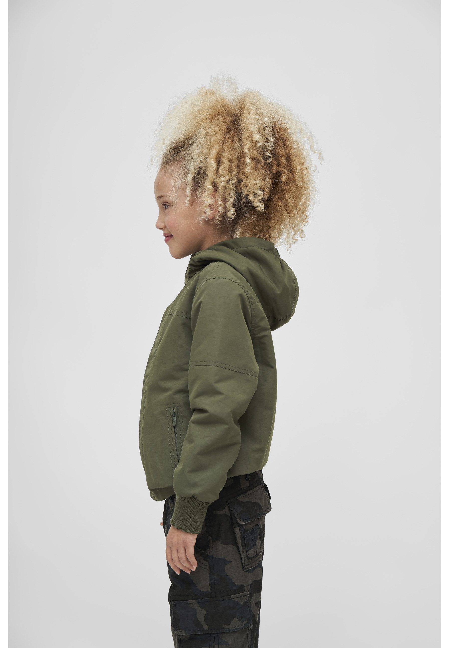 Brandit Allwetterjacke Brandit Unisex Kids Windbreaker Frontzip (1-St)