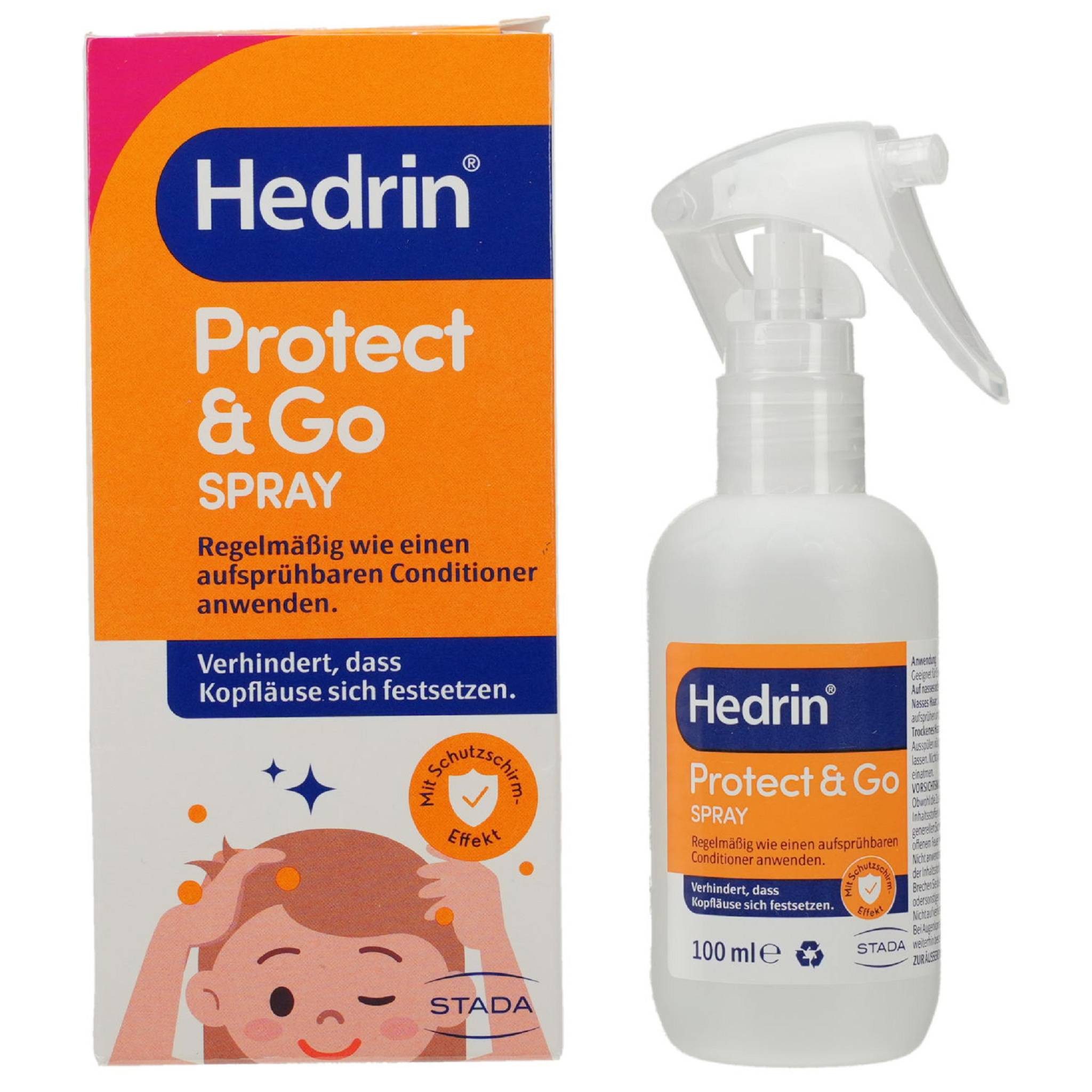 STADA Consumer Health Deutschland GmbH Haarpflege-Spray HEDRIN Protect & Go Spray Läuse vorbeugen 100ml