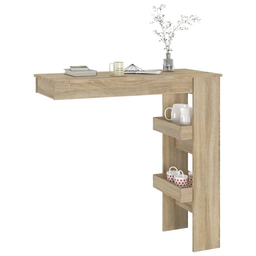 Esstisch (1-St) Wand-Bartisch 102x45x103,5 furnicato Sonoma-Eiche Holzwerkstoff cm