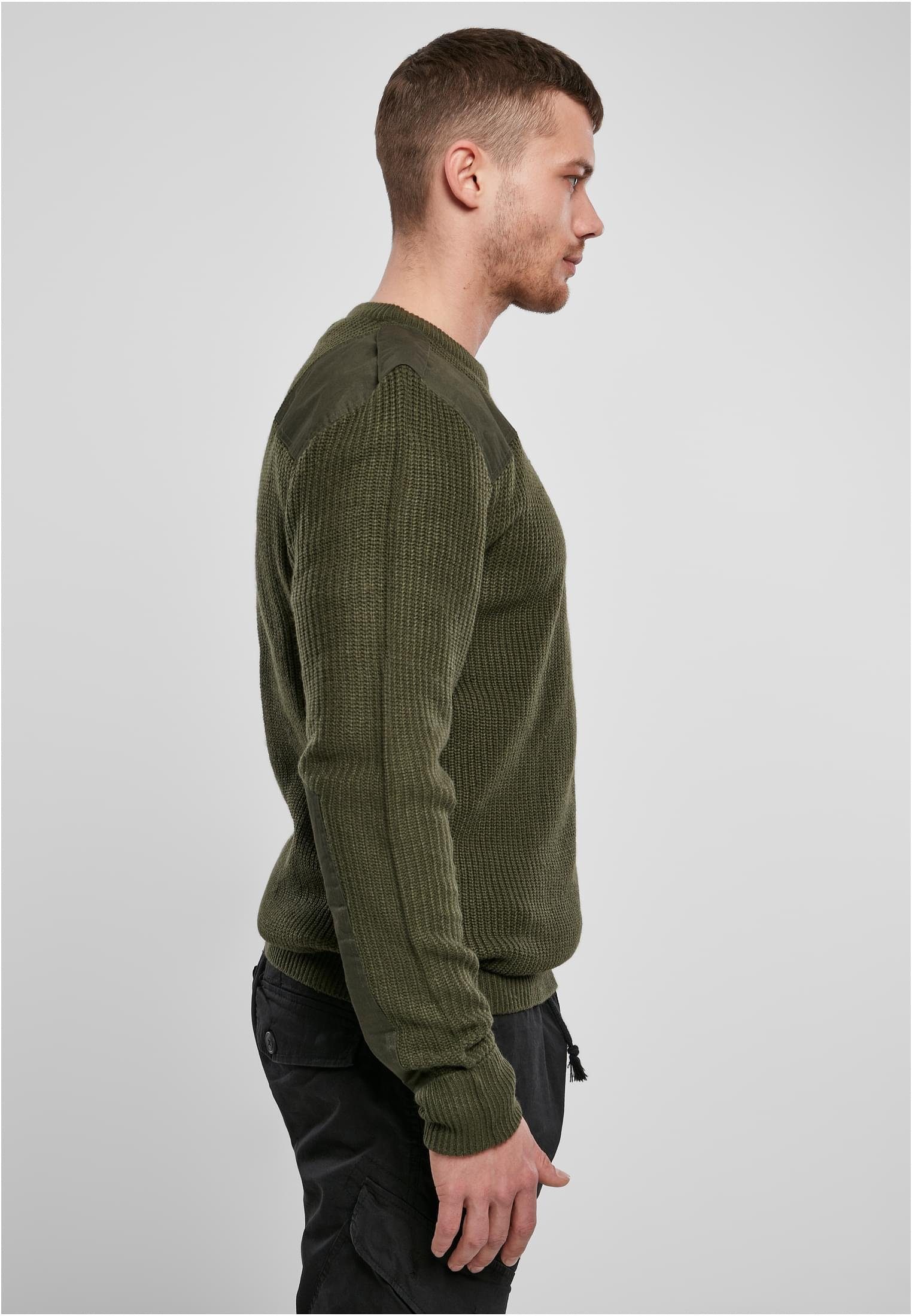 Brandit Kapuzenpullover Herren Military olive (1-tlg) Sweater