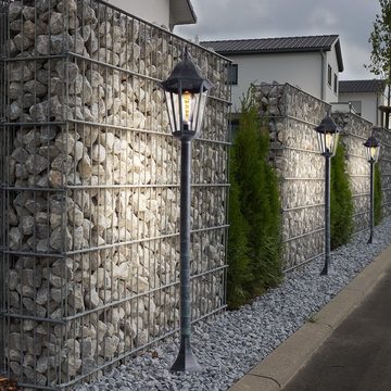 etc-shop Außen-Stehlampe, Leuchtmittel nicht inklusive, Gartenlaterne für Draußen Strom Außenstehlampe für Garten