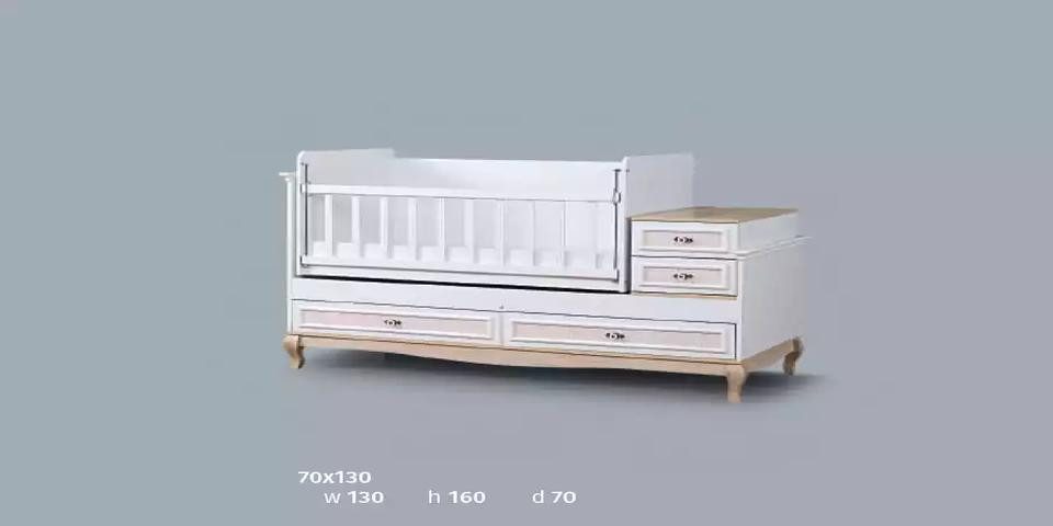 Xlmoebel Bett Babyzimmermöbel Set aus Holz mit Bett, Schrank und Kommode (Babyzimmermöbel Set aus Holz mit Bett, Schrank und Kommode, 3-tlg., 3tlg. Schlafzimmer Set (Kinderbett+Kommode+Kleiderschrank), Hergestellt in Europa