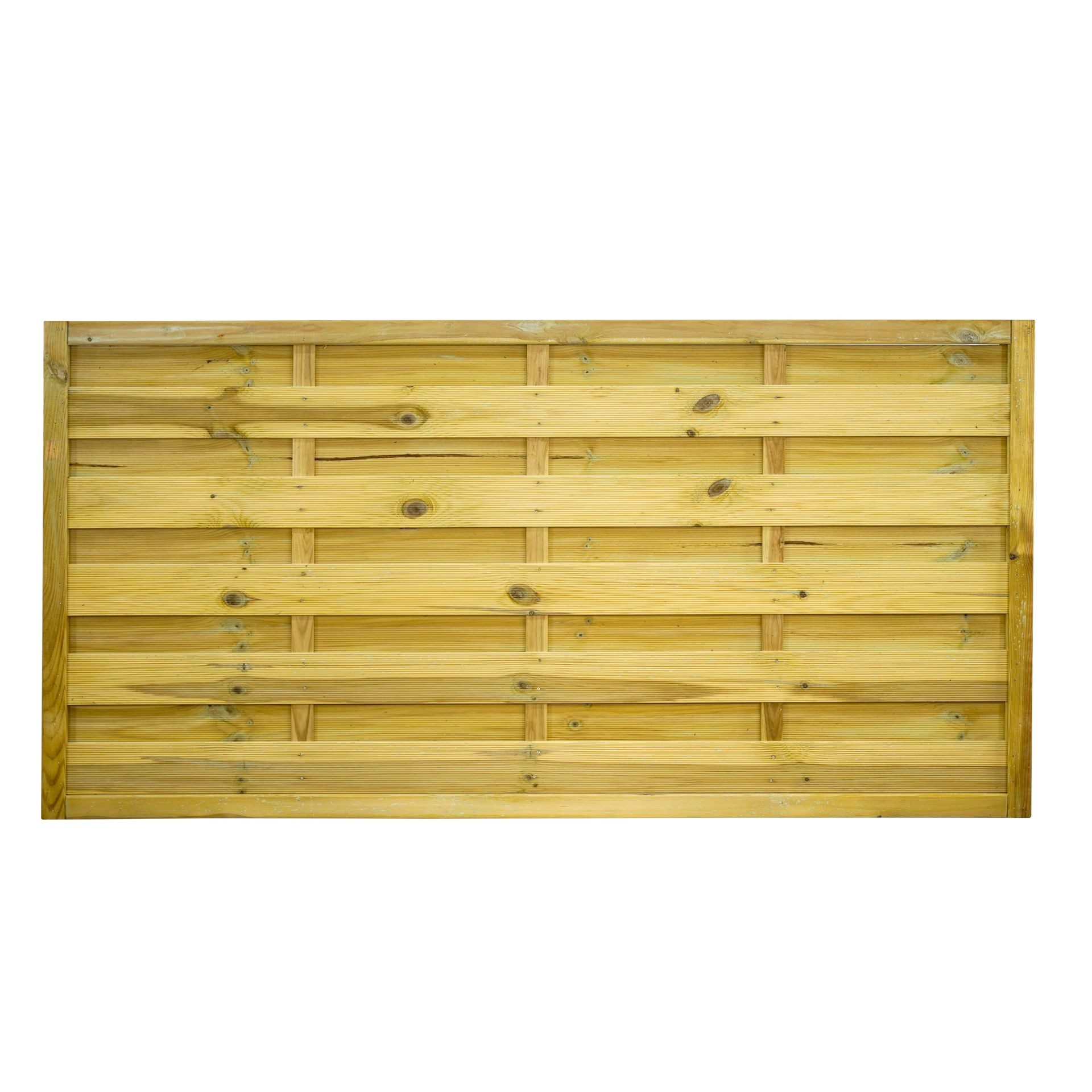 GartenLand Zaun Sichtschutzzaun Vario gerade Kiefernholz – Kesseldruckimprägniert, (Set, Ohne Pfosten)
