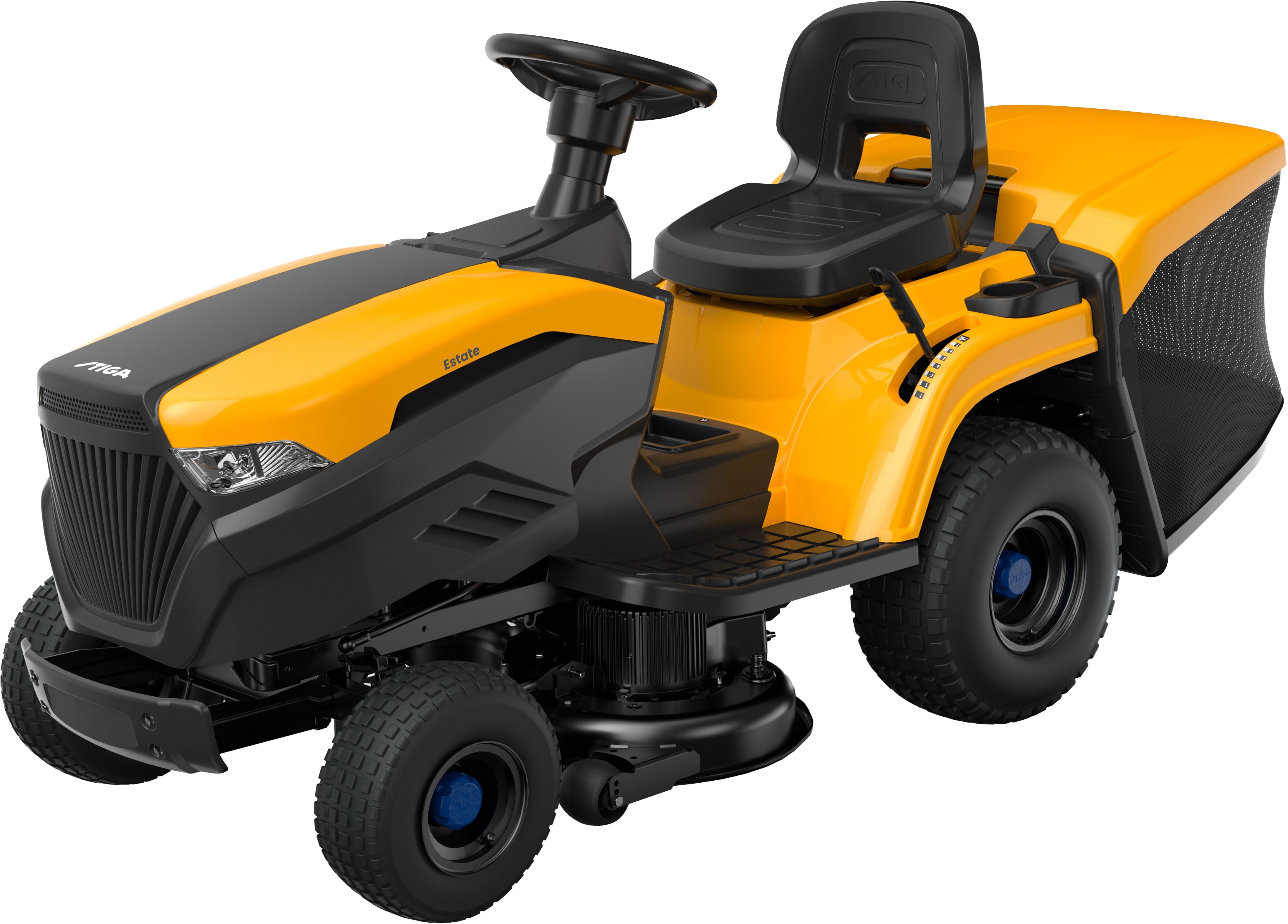 STIGA GARDEN Akku-Rasentraktor Estate 384e, 84 cm Schnittbreite, Tempomat, stufenloses ePower-Getriebe, 30 Ah Akku