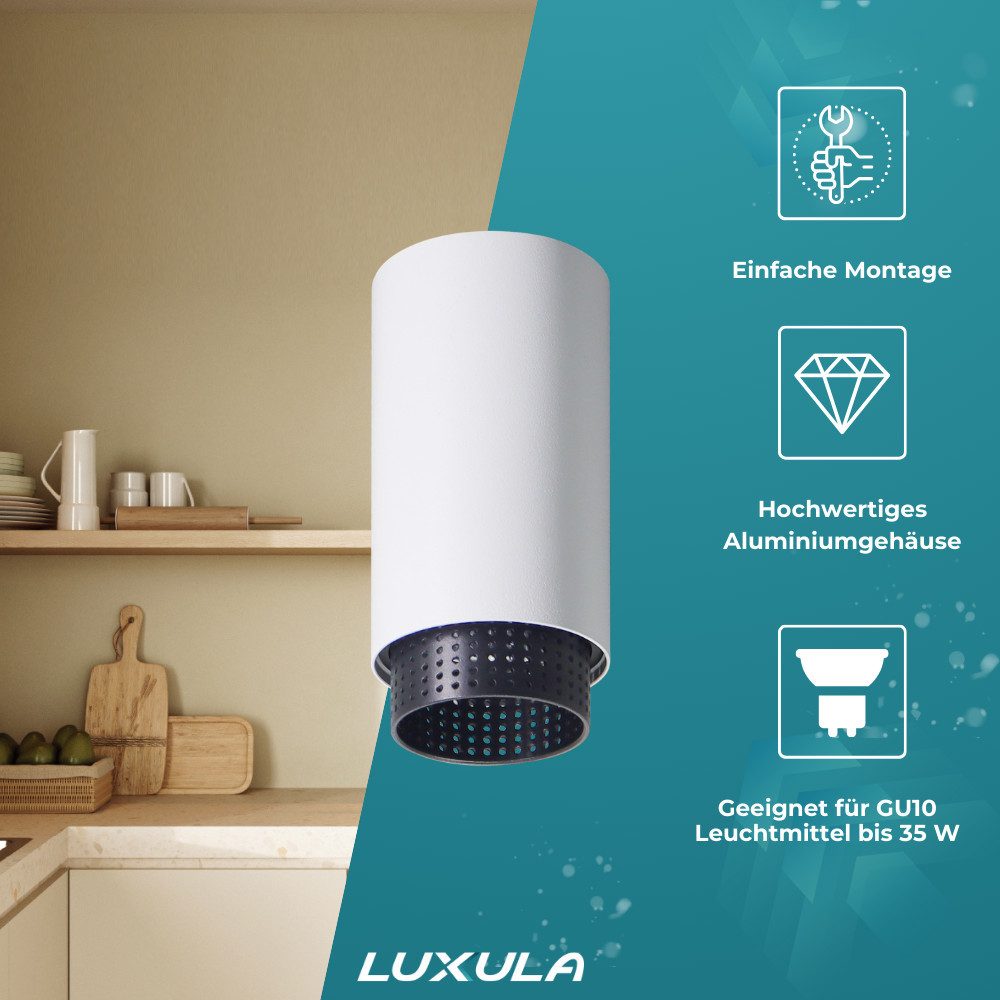 LUXULA LED Aufbaustrahler LUXULA LED Aufbauspot 35 W weiß
