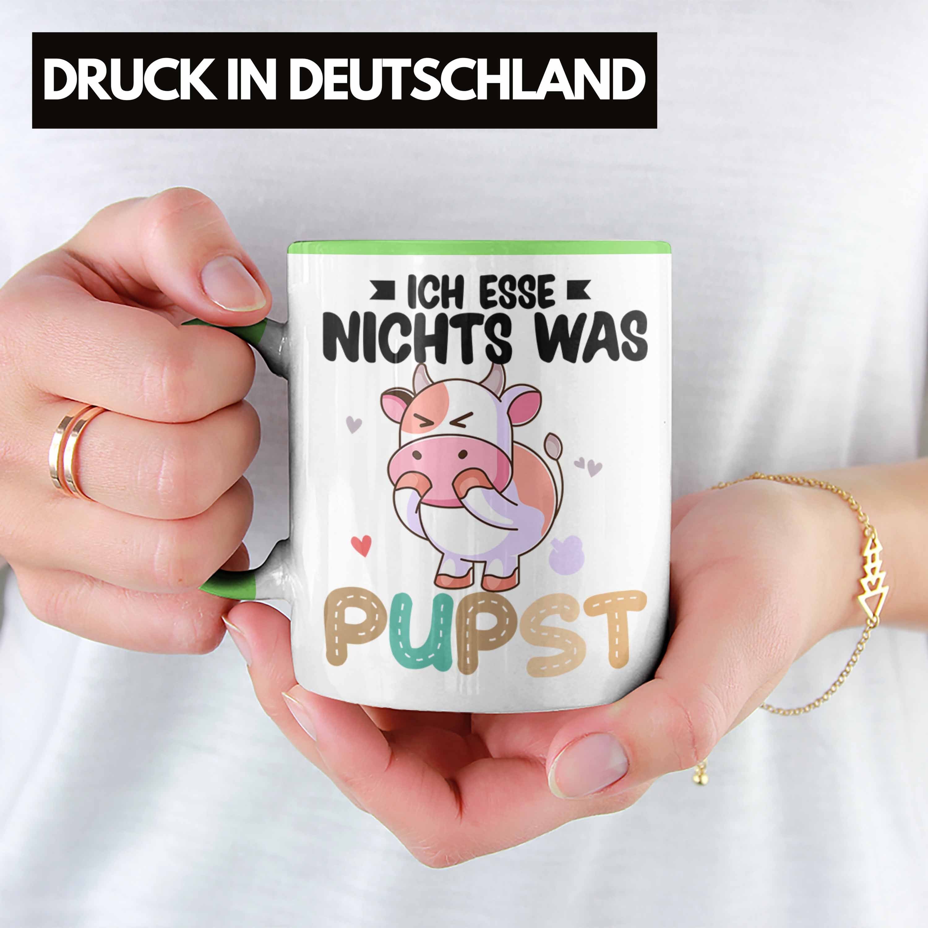 - Grün Friends Trendation Veganer Trendation Lustiger Spruch Vegane Geschenkidee Geschenk Food Tasse Niedlich Vegan Not Spruch Lebensweise Tasse