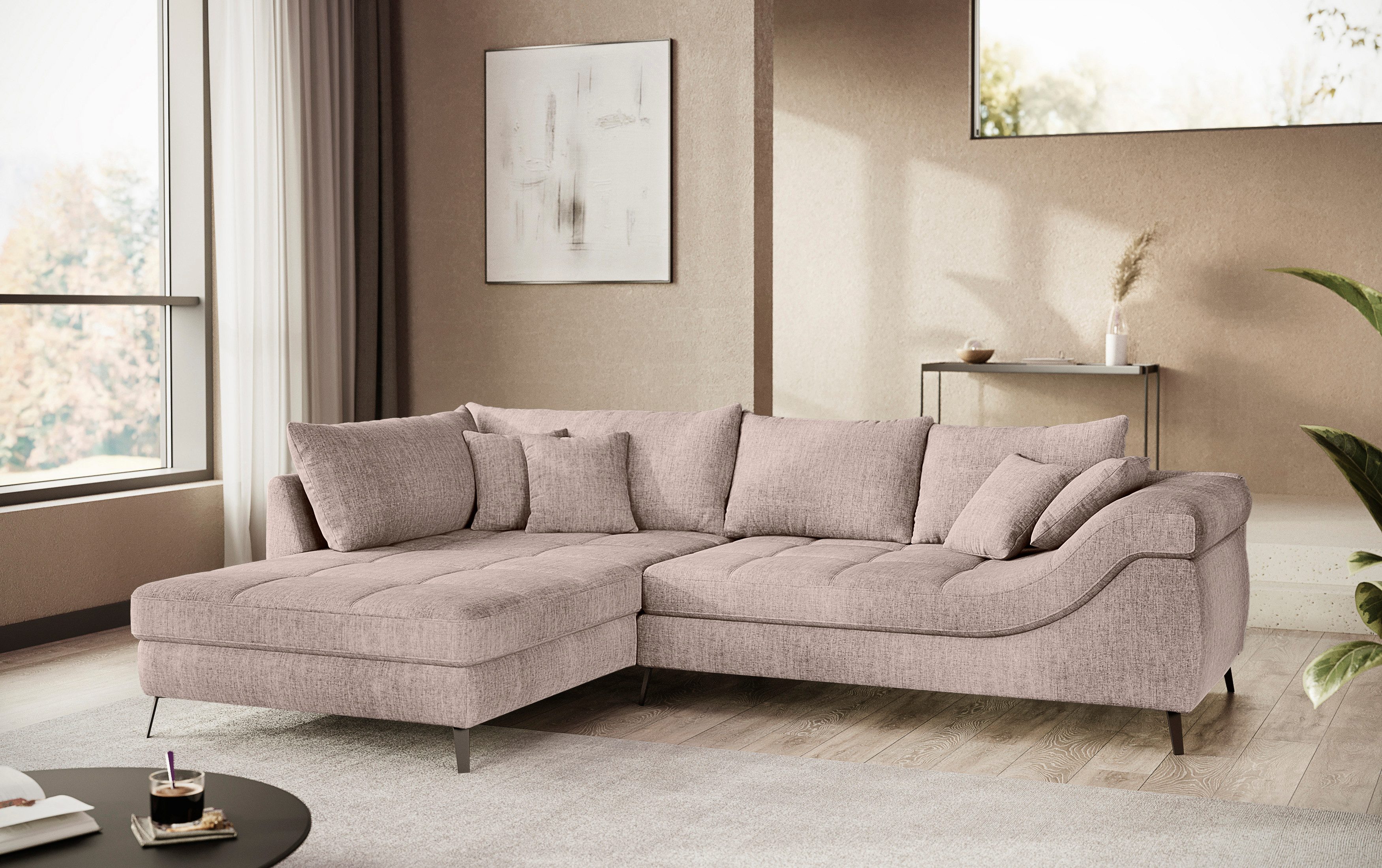 Mr. Couch Ecksofa Portofino L-Form, 4 günstig online kaufen