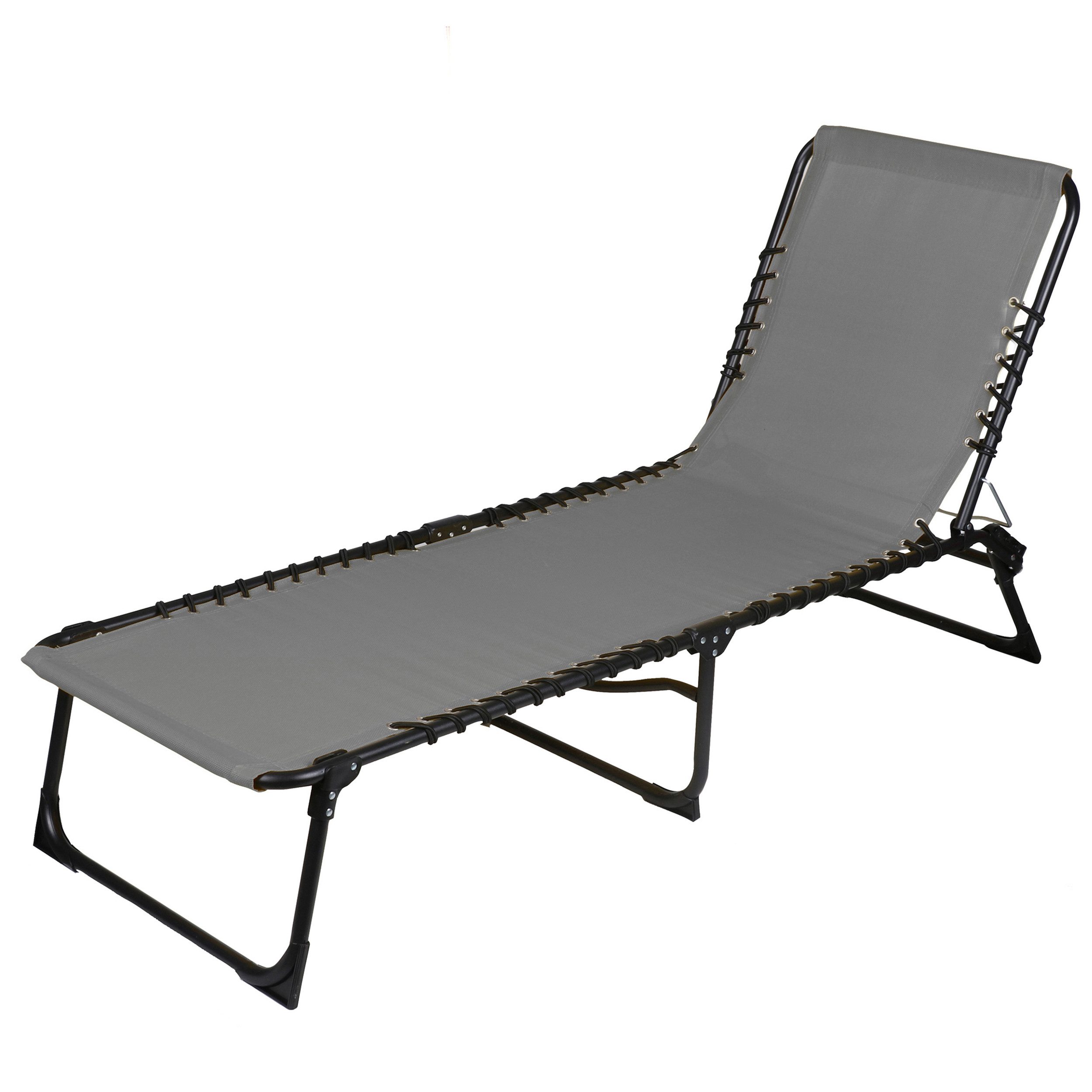 Annastore Gartenliege Sonnenliege Campingliege Gartenliege Liegestuhl klappbar, 187 x 56 x 26/85 cm, Strandliege