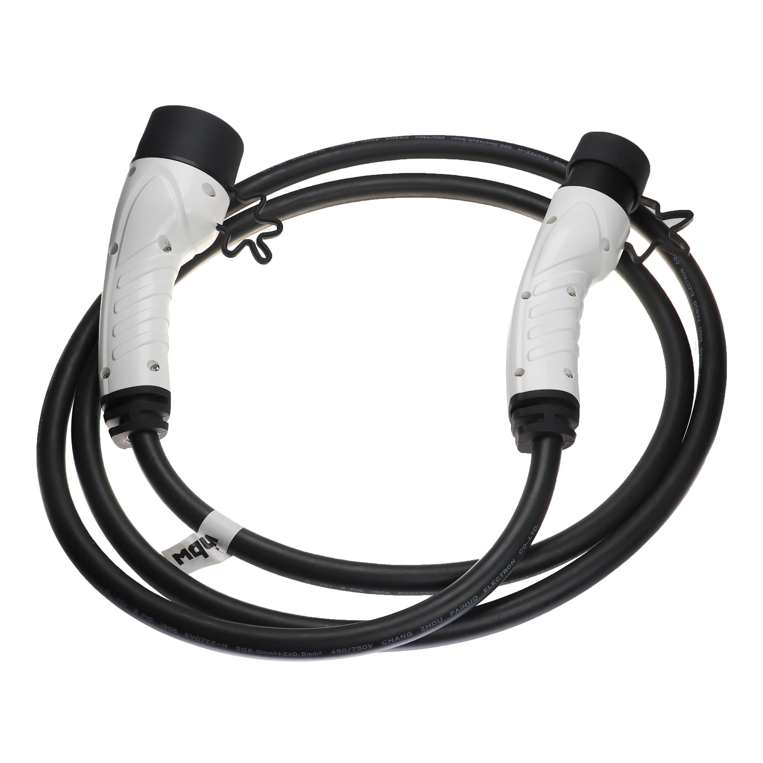 für / Elektro-Kabel Nissan Elektroauto Plug-in-Hybrid Volkswagen vhbw passend