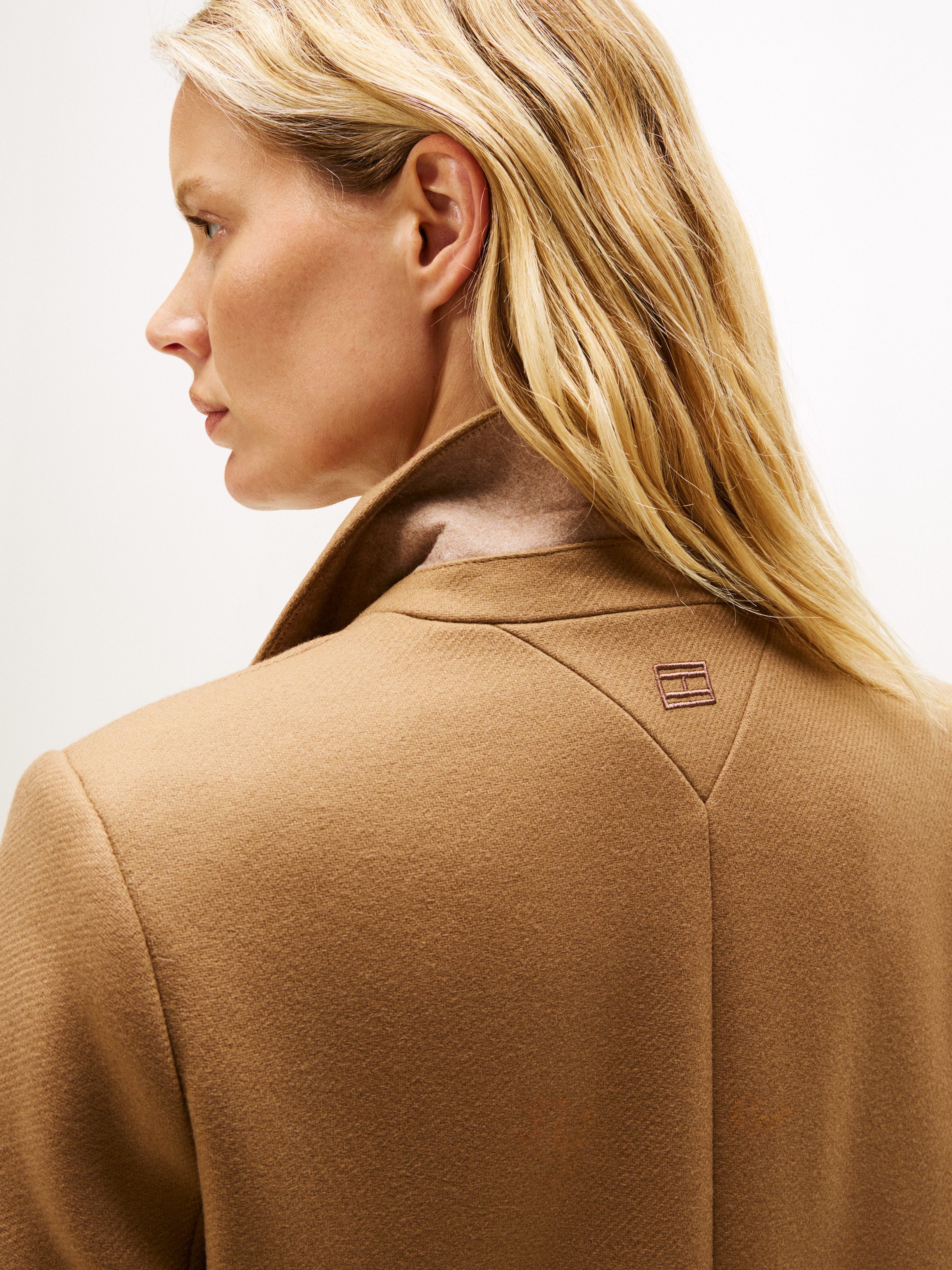 Tommy Hilfiger Langmantel CLASSIC SB WOOL REG COAT mit Wolle und Kaschmiran günstig online kaufen